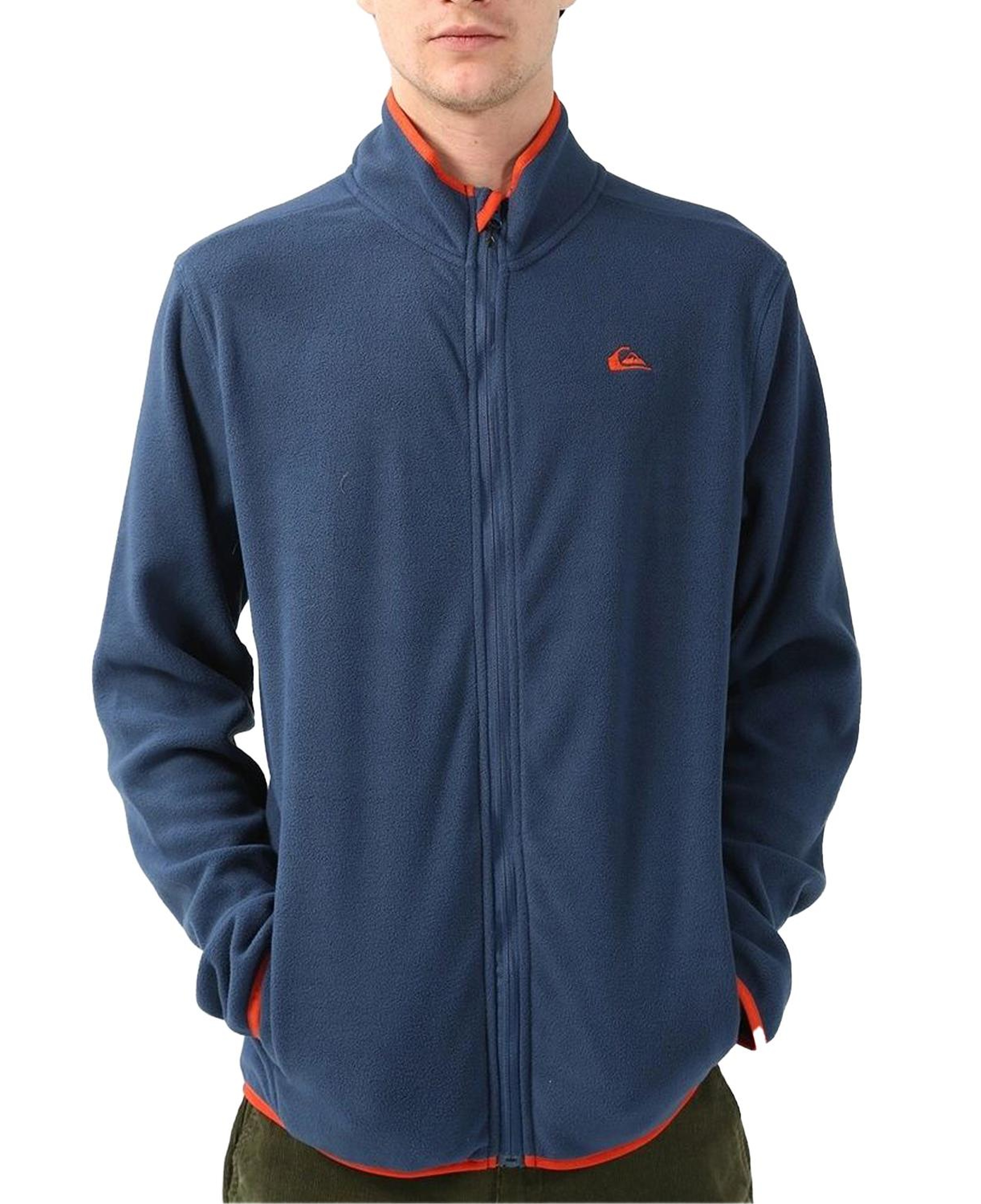 Quiksilver Mission Fz Erkek Mavi Polar Ceket