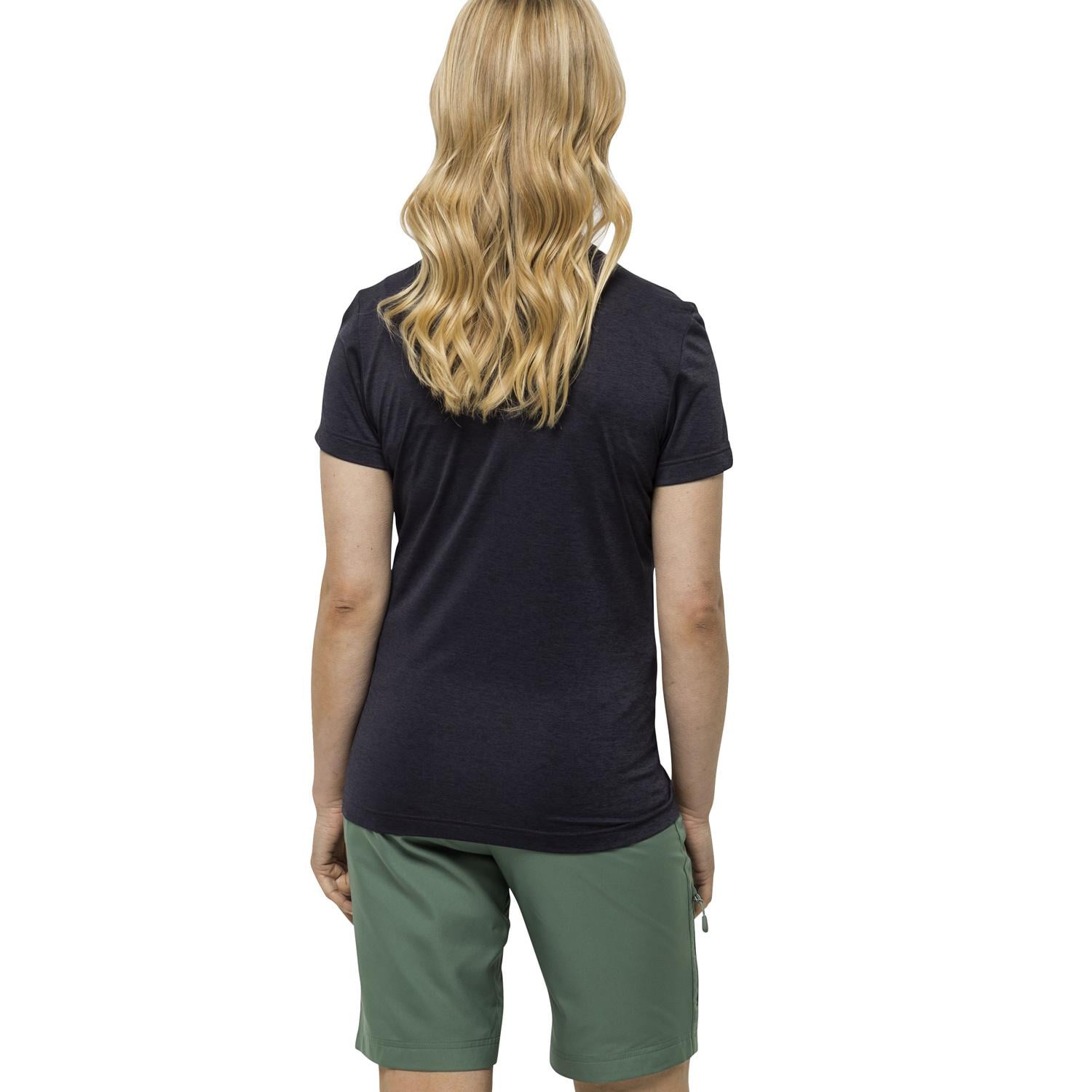 Jack Wolfskin Crosstrail Women Kadın Mavi Tişört