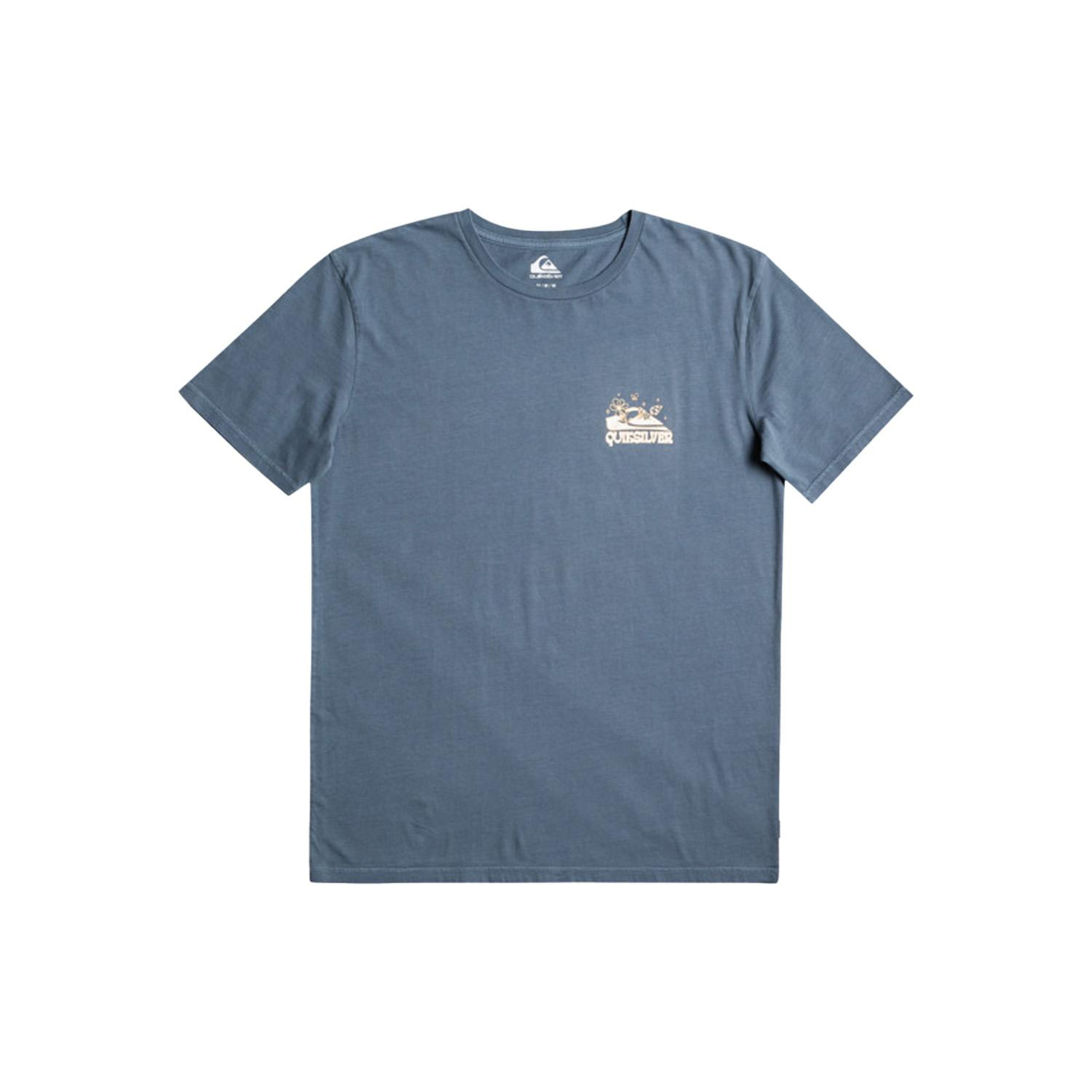 Quiksilver Enjoynotdestroy Erkek Mavi Tişört