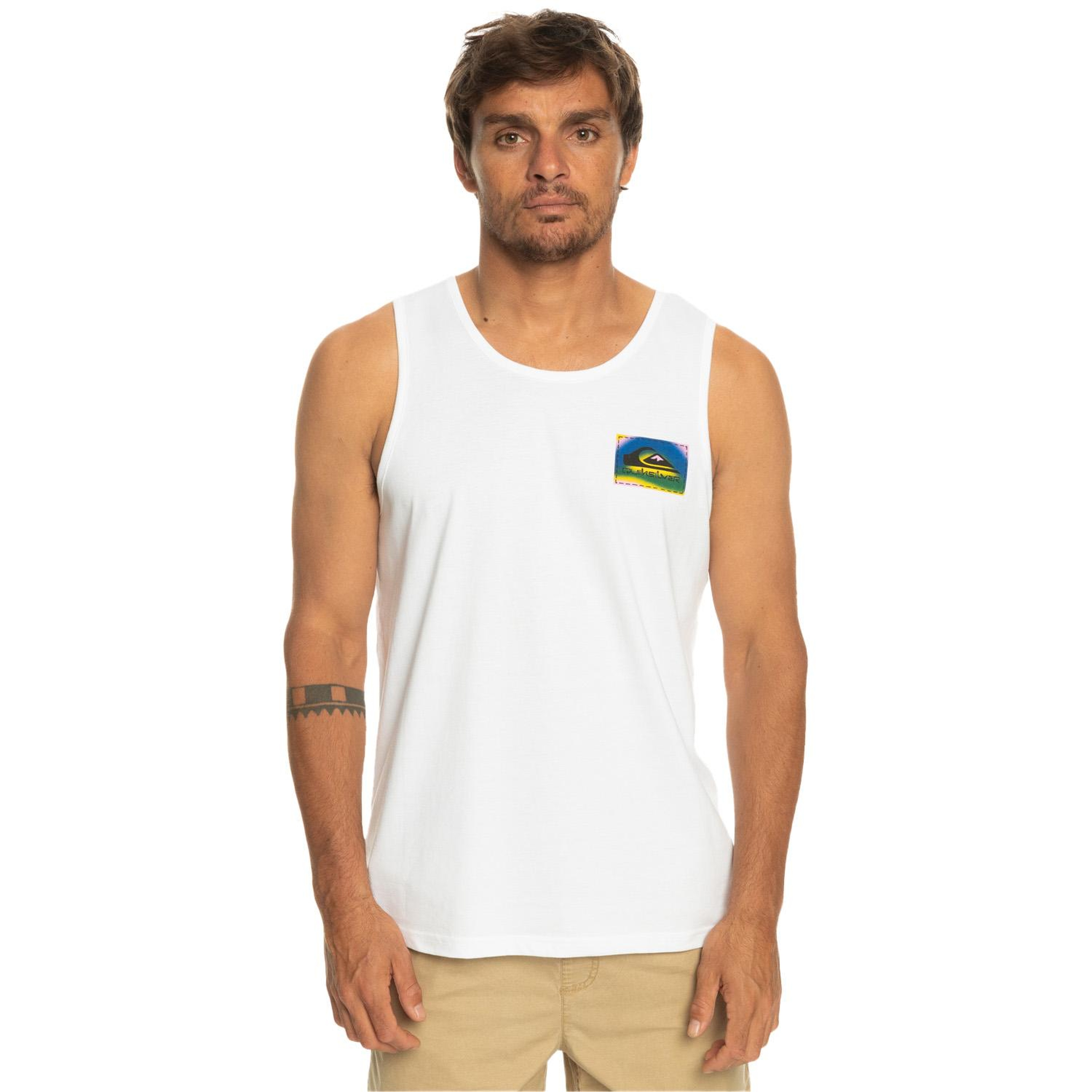 Quiksilver Colourflow Erkek Beyaz Atlet