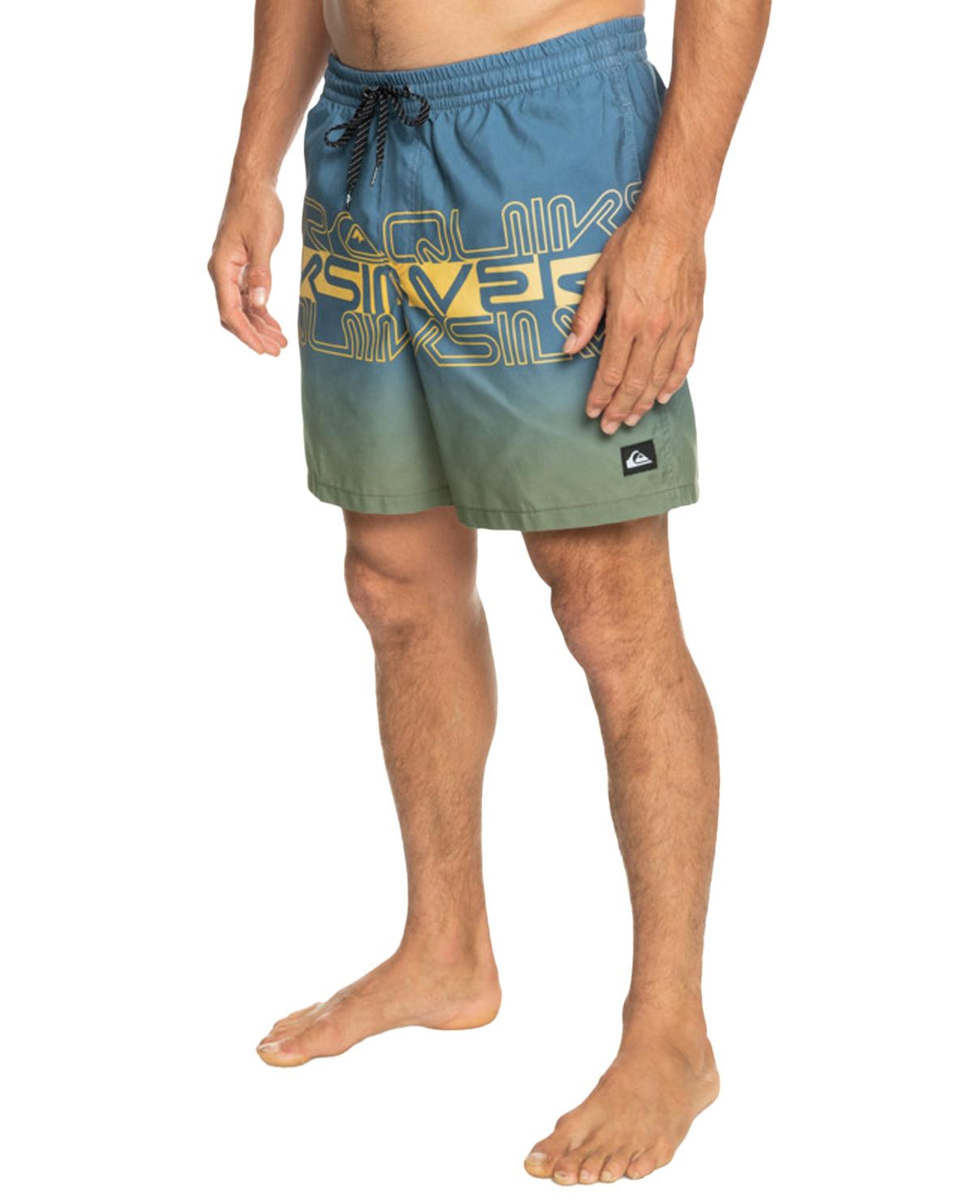 Quiksilver Wordblock 17 Jamv Erkek Mavi Volley Short