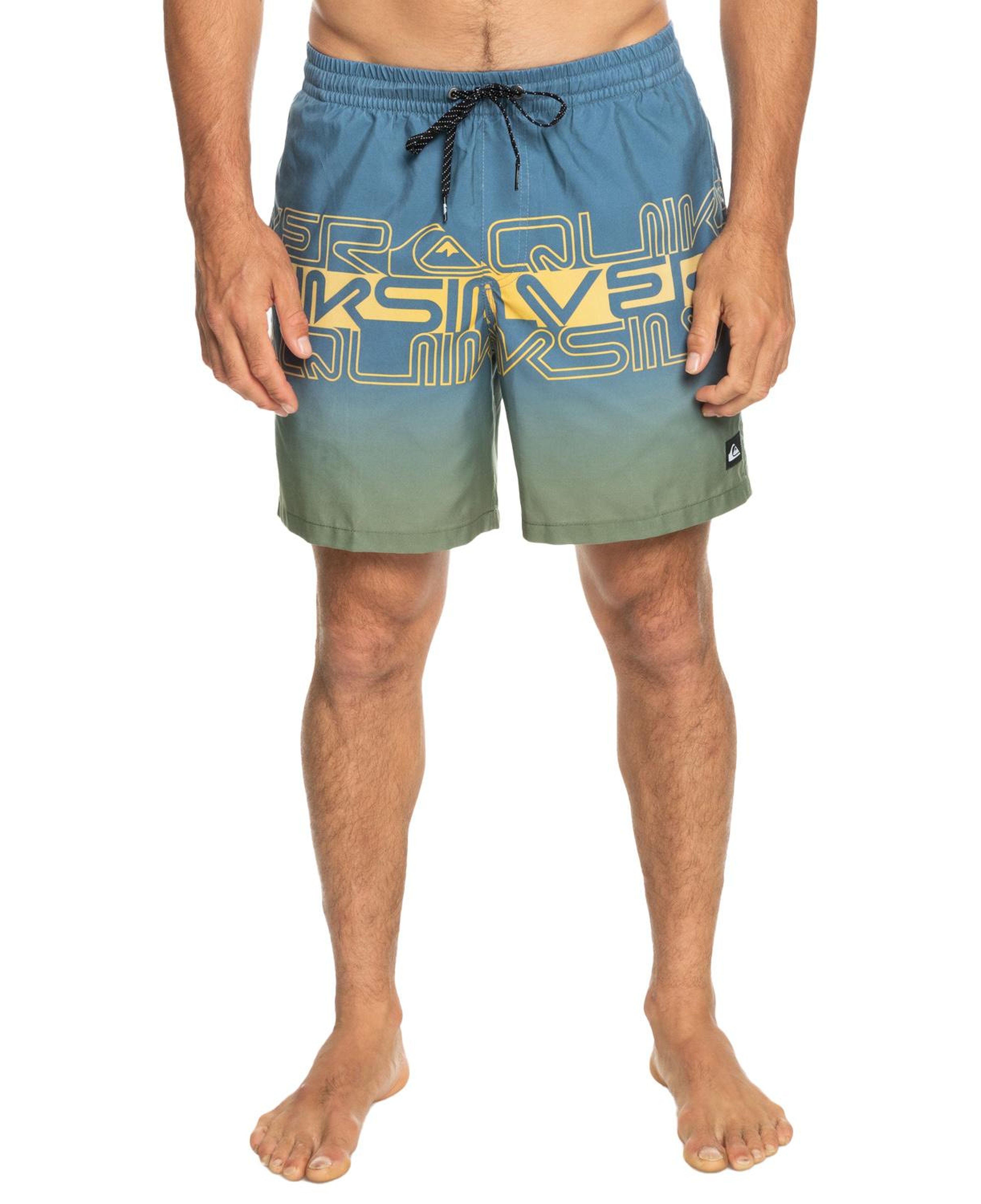 Quiksilver Wordblock 17 Jamv Erkek Mavi Volley Short