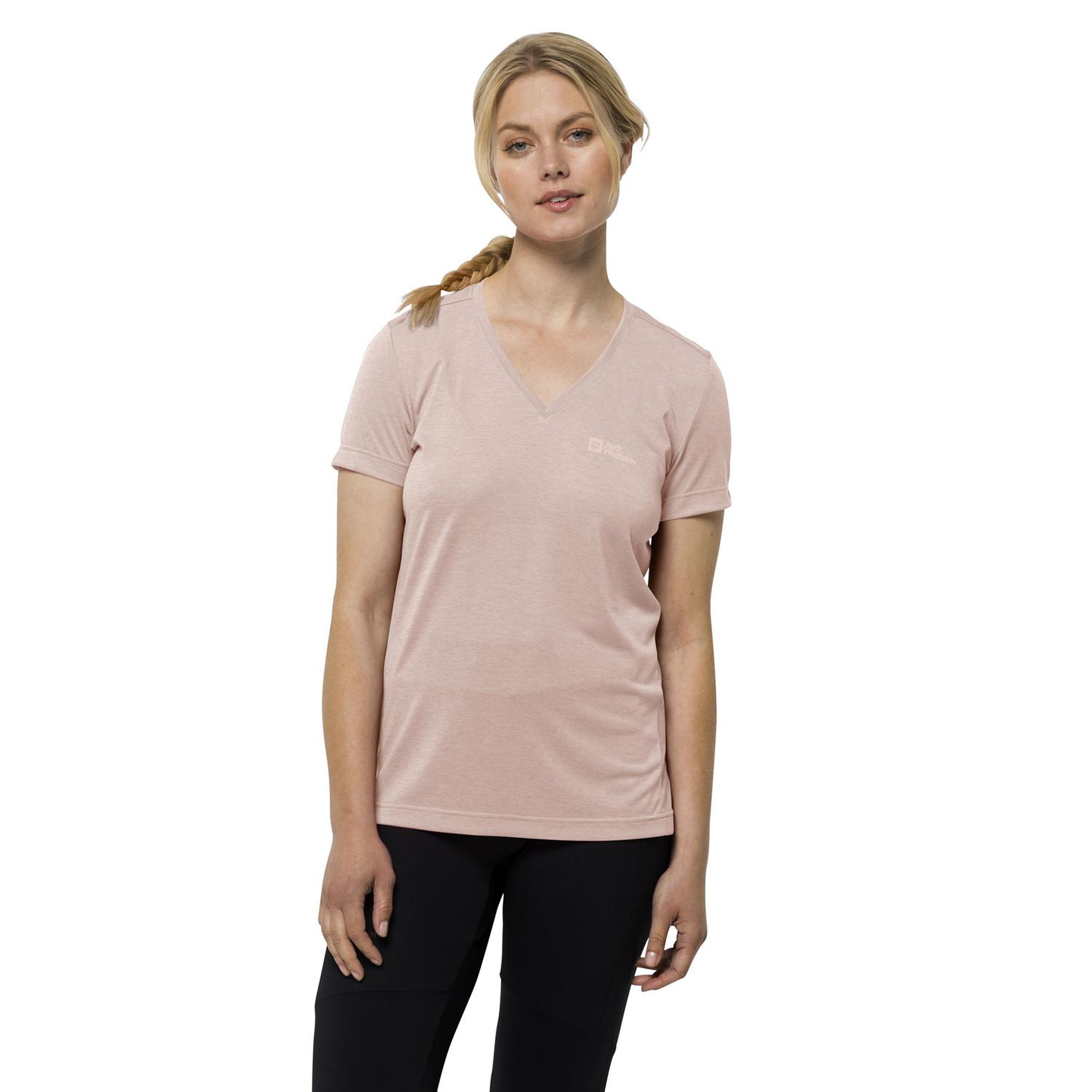 Jack Wolfskin Crosstrail Women Kadın Kahverengi Tişört