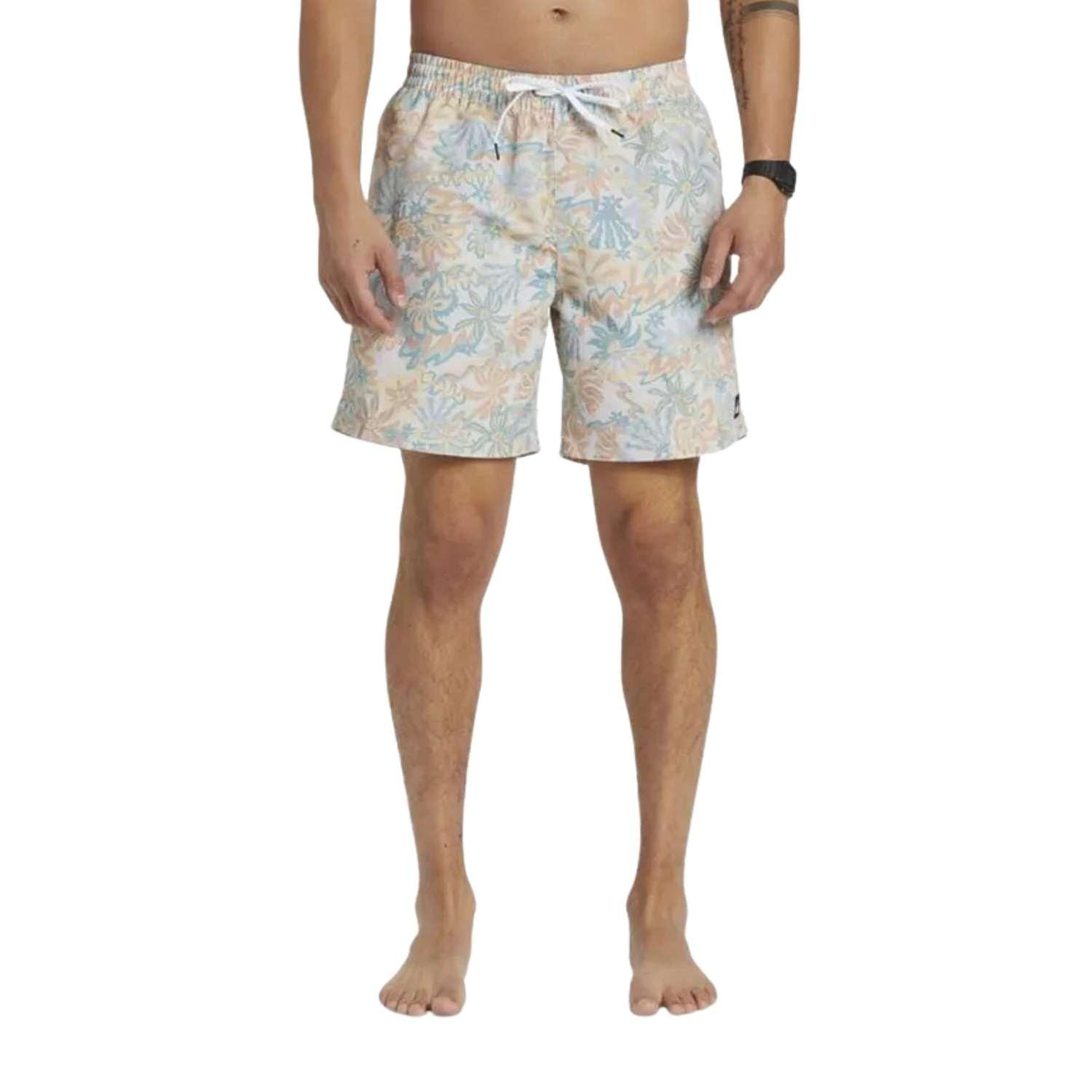 Quiksilver Re-mix Volley Erkek Bej Volley Short