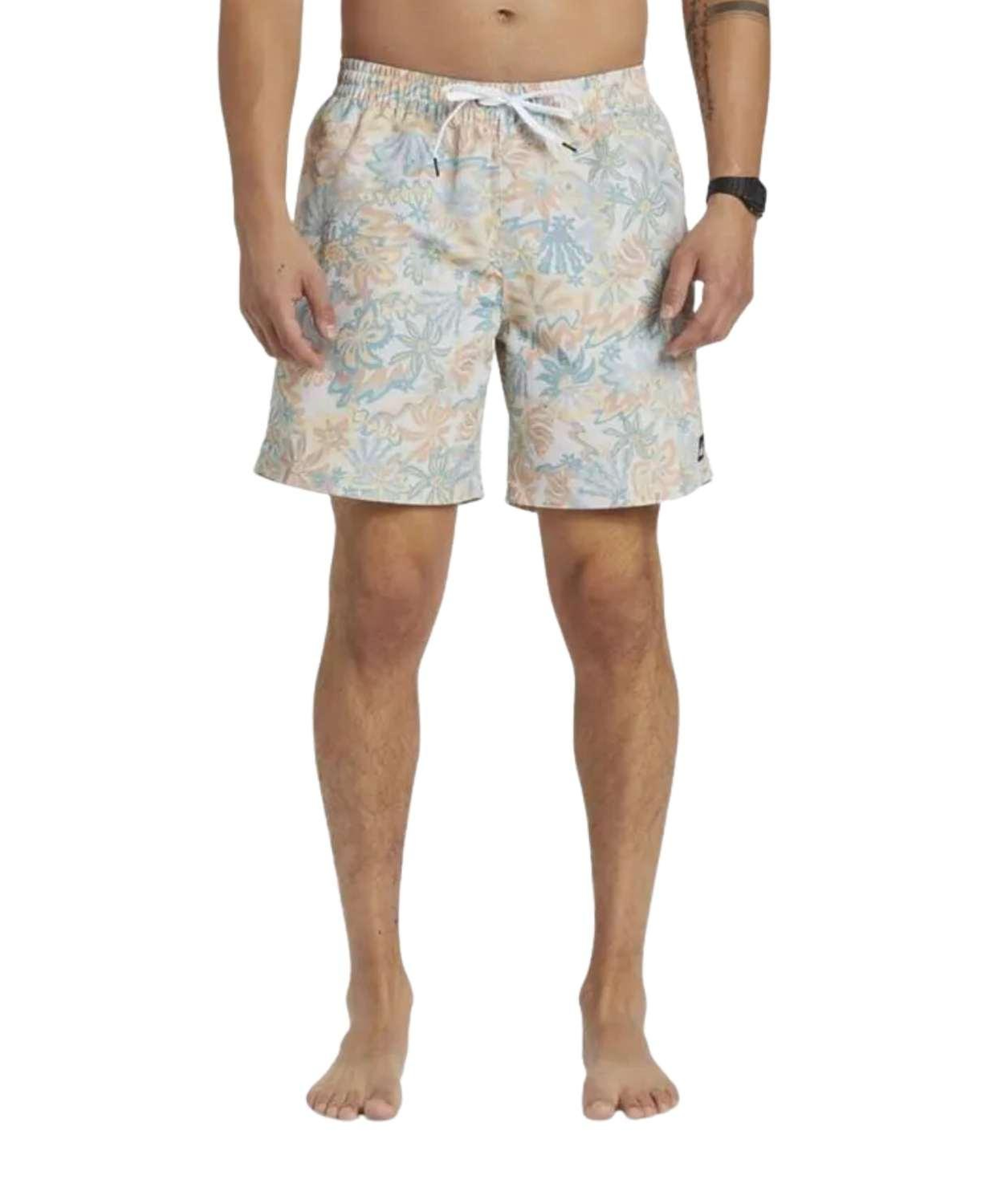 Quiksilver Re-mix Volley Erkek Bej Volley Short