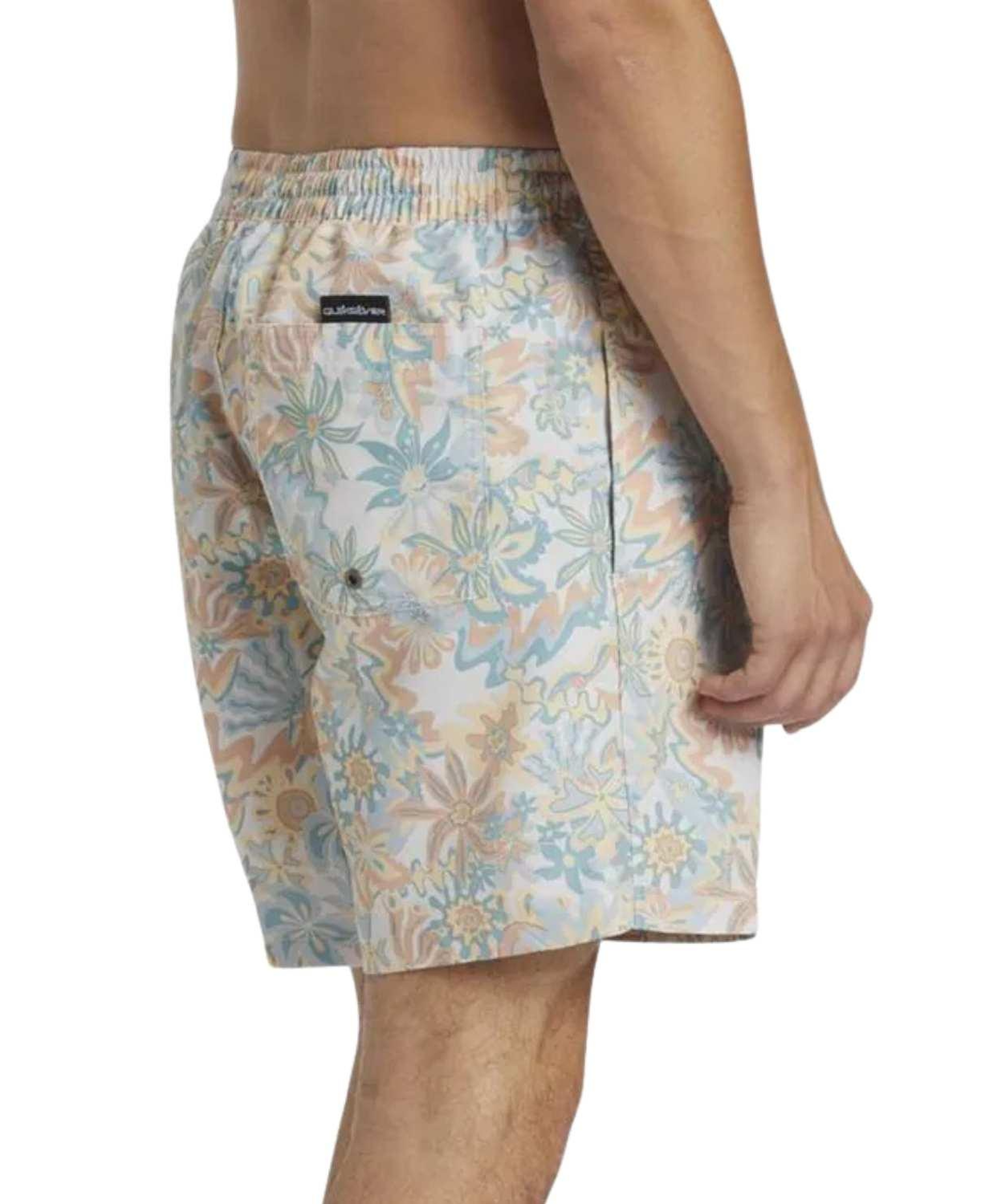 Quiksilver Re-mix Volley Erkek Bej Volley Short