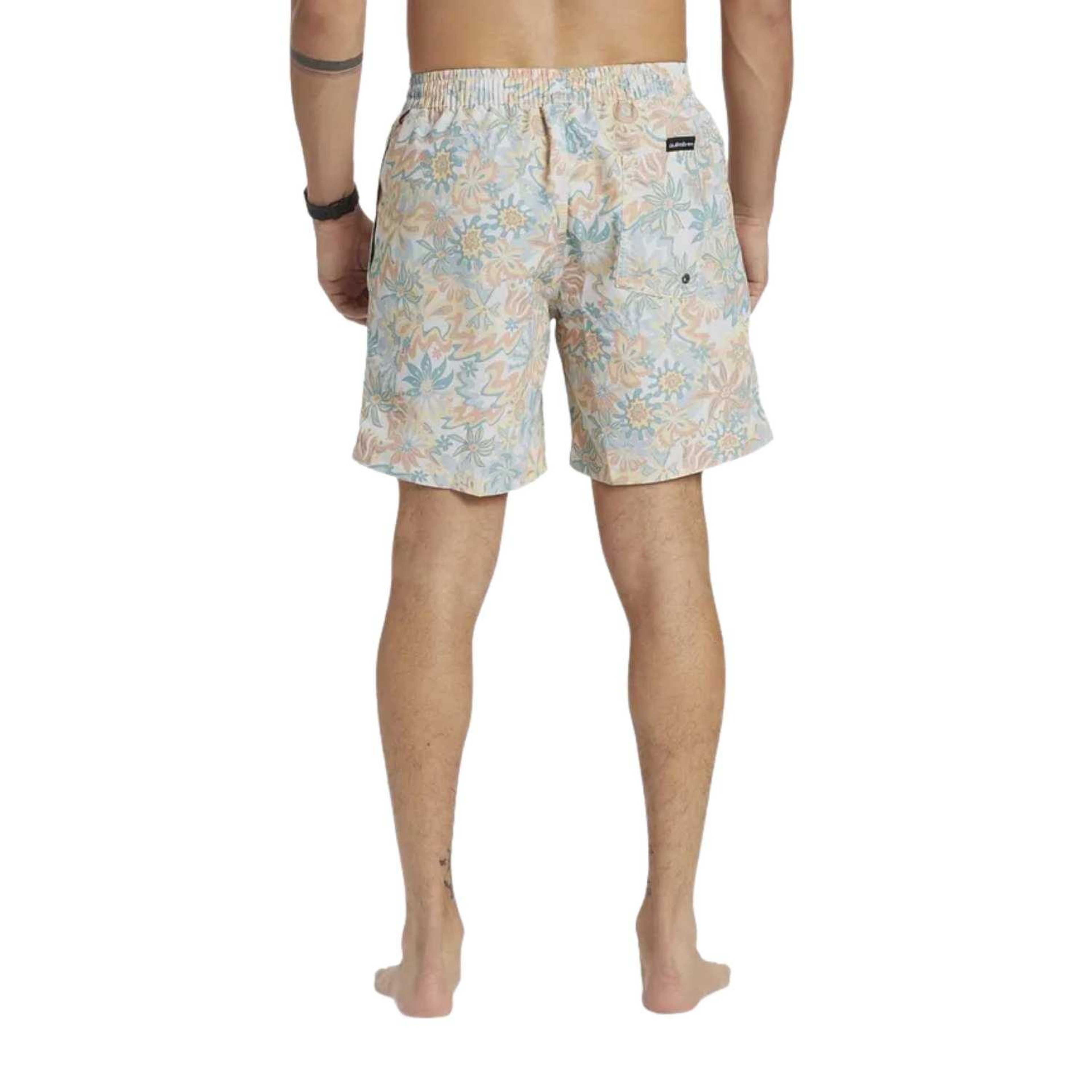 Quiksilver Re-mix Volley Erkek Bej Volley Short