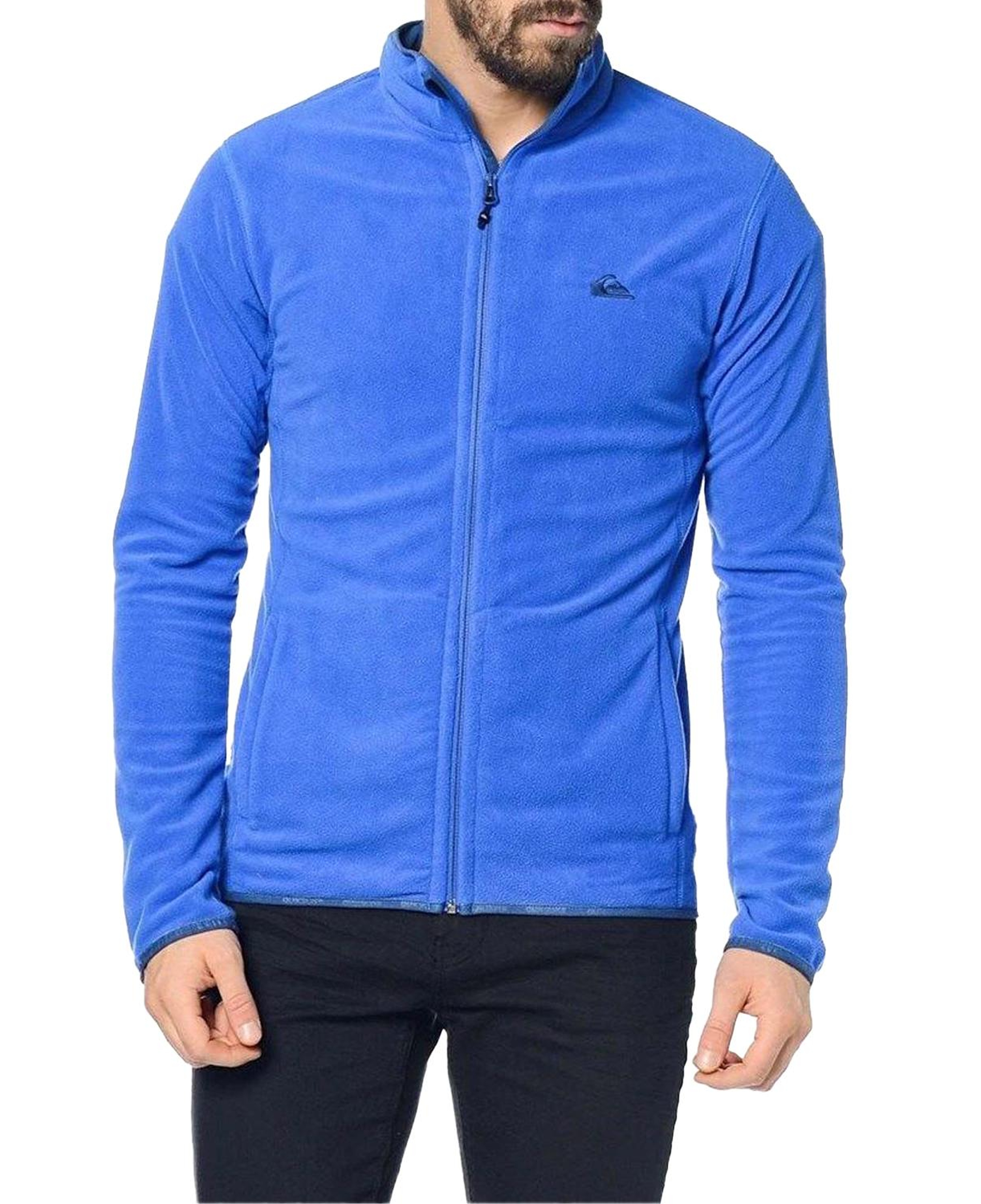 Quiksilver Mission Fz Erkek Mavi Polar Ceket