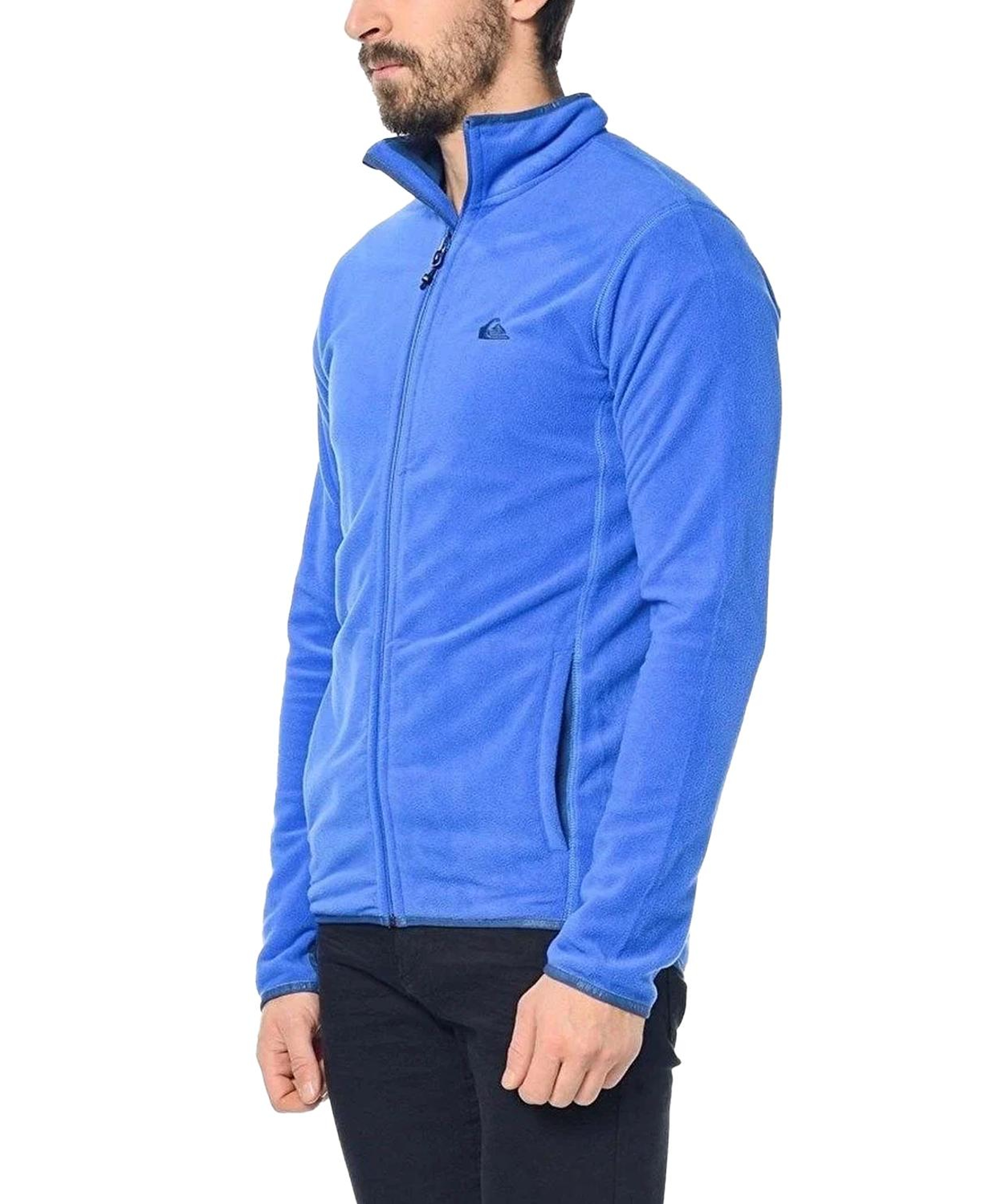 Quiksilver Mission Fz Erkek Mavi Polar Ceket