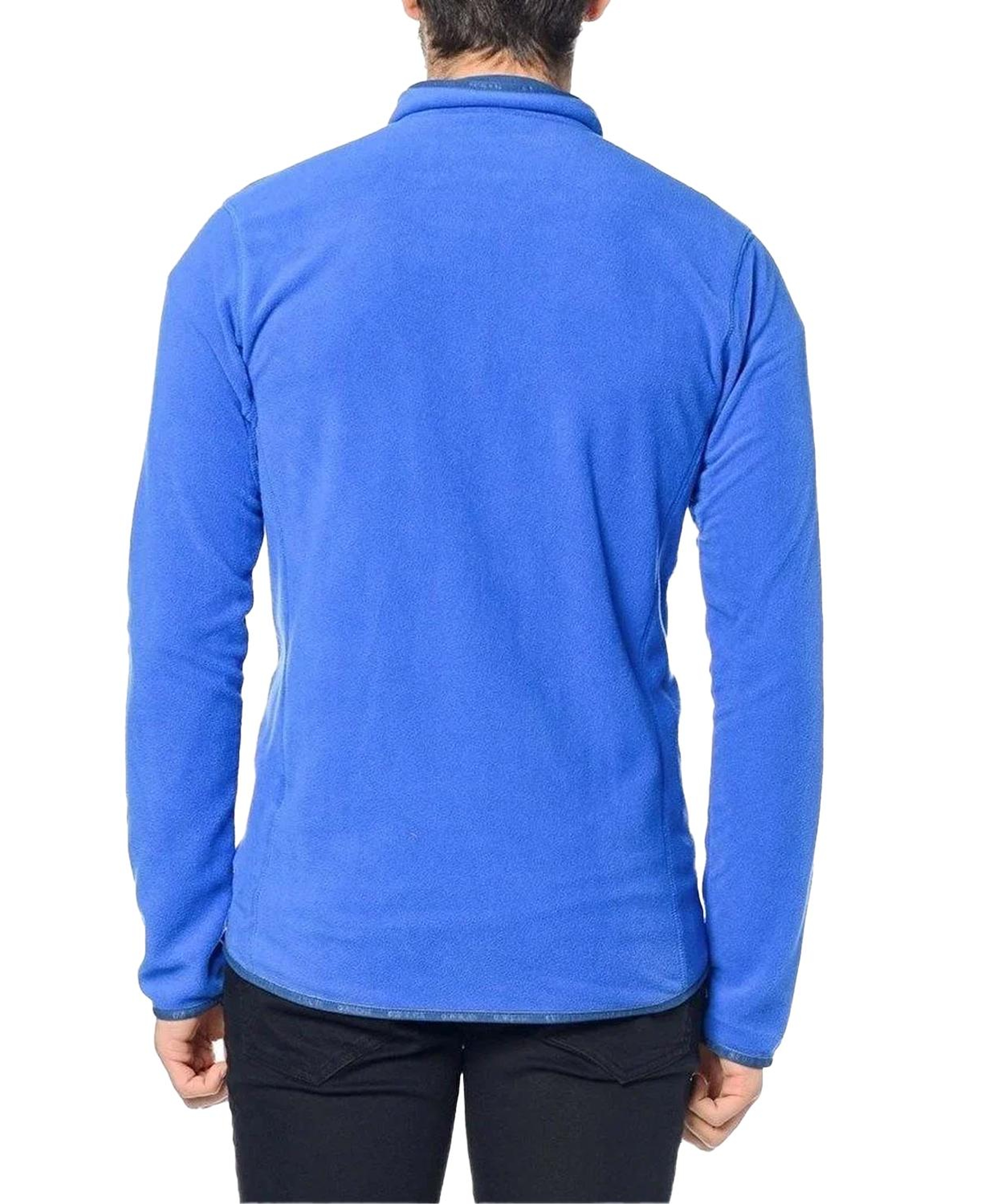 Quiksilver Mission Fz Erkek Mavi Polar Ceket