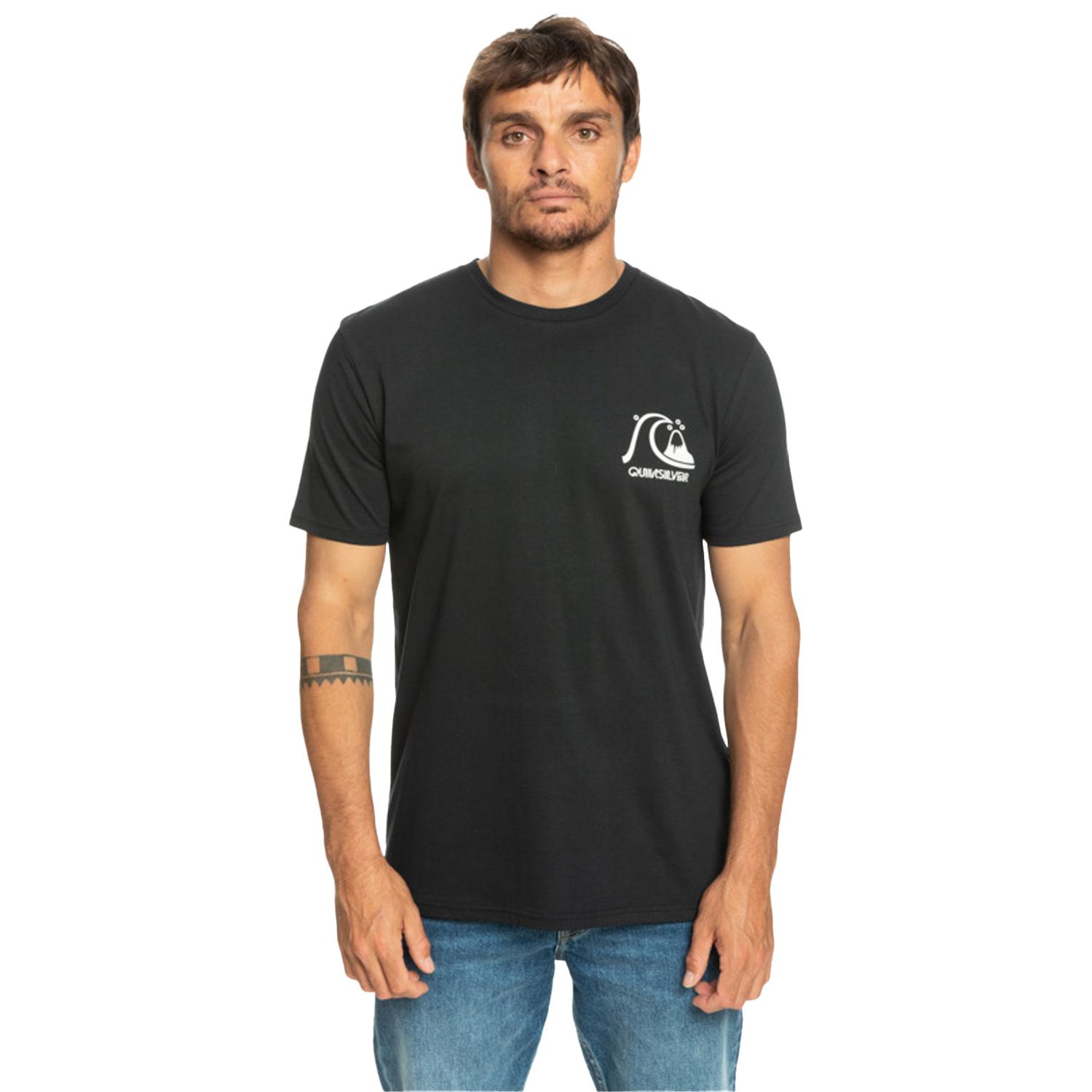 Quiksilver Theoriginaltee Erkek Siyah Tişört
