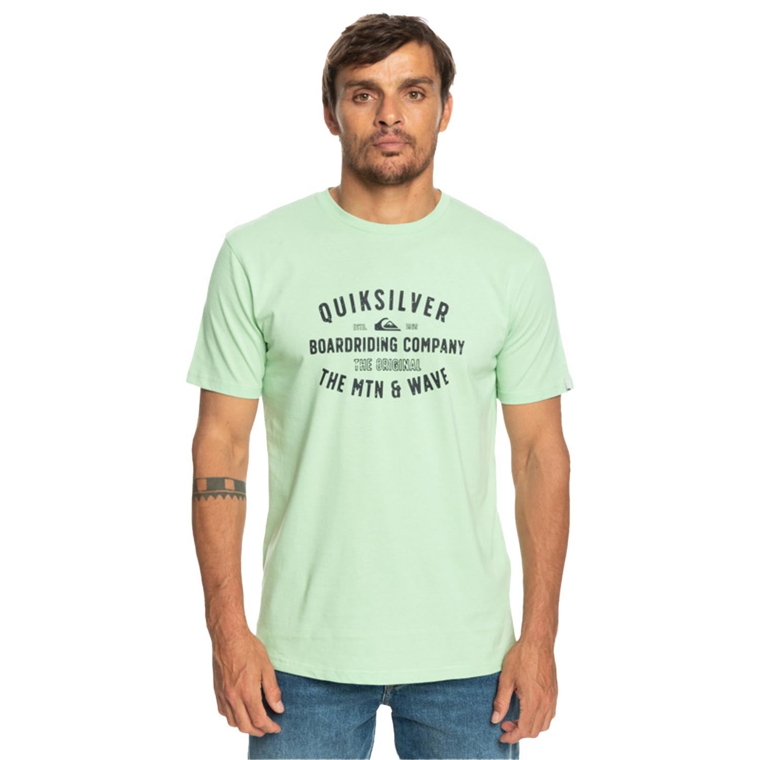 Quiksilver Qssurflockup Erkek Yeşil Tişört