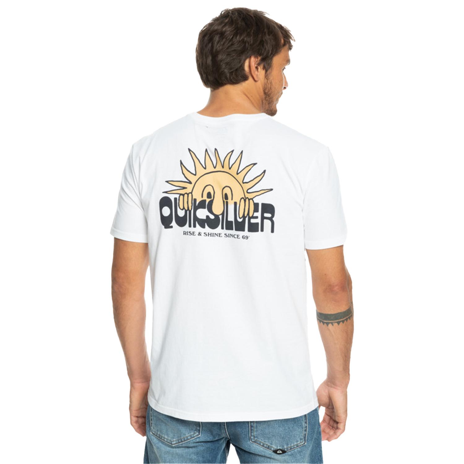 Quiksilver Riseshine Erkek Beyaz Tişört