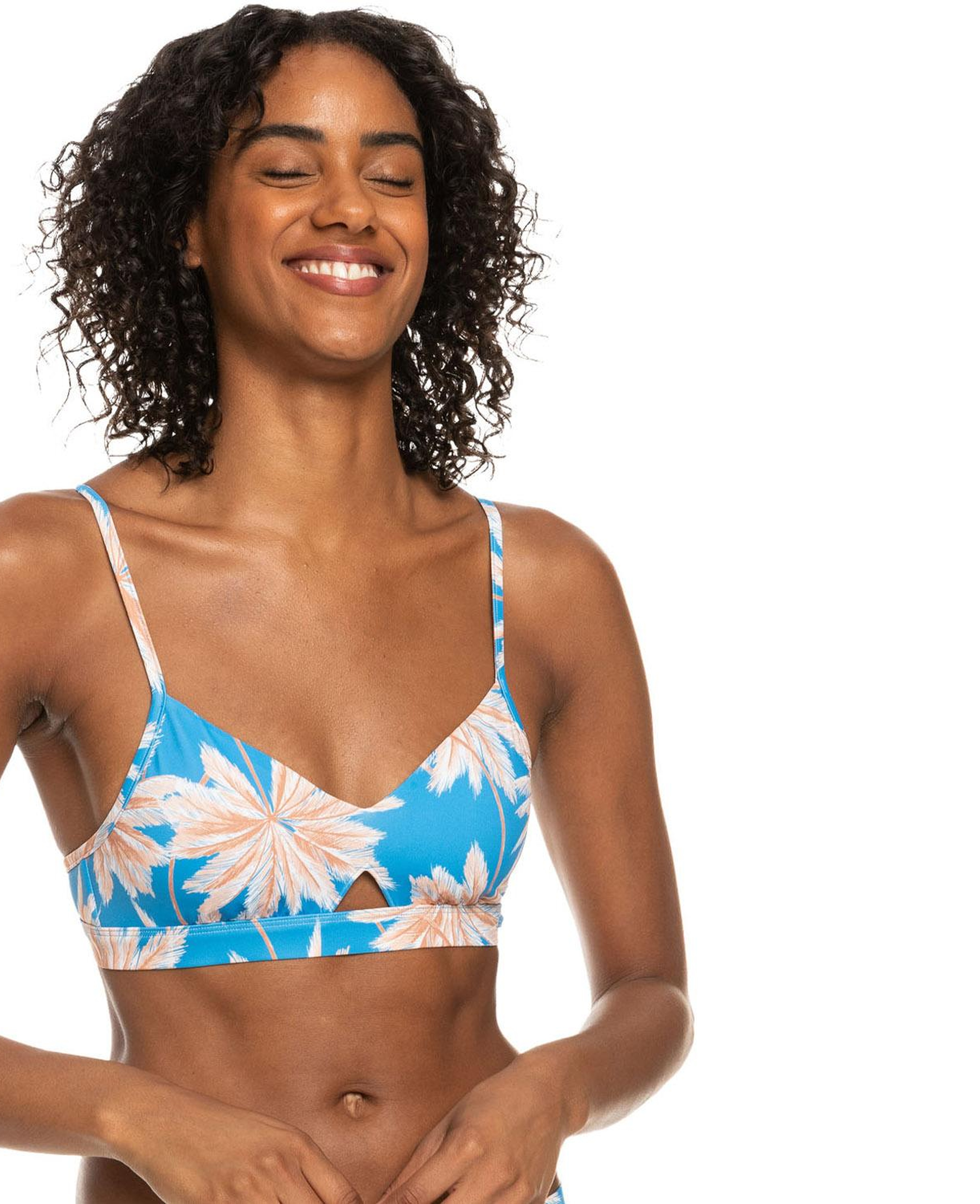 Roxy Pt Roxy Love The Cross Step Kadın Mavi Bikini Üst