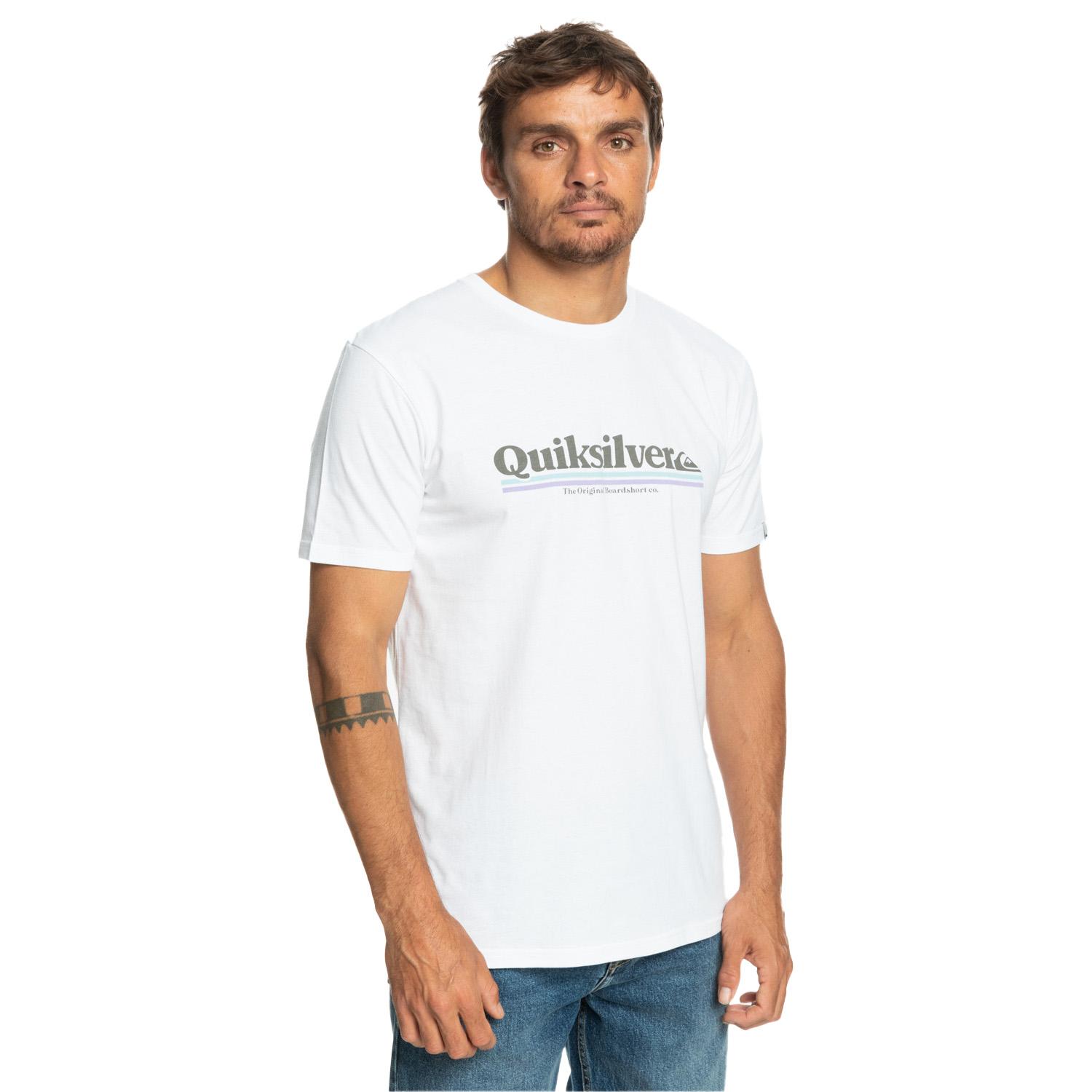 Quiksilver Betweenthelines Erkek Beyaz Tişört
