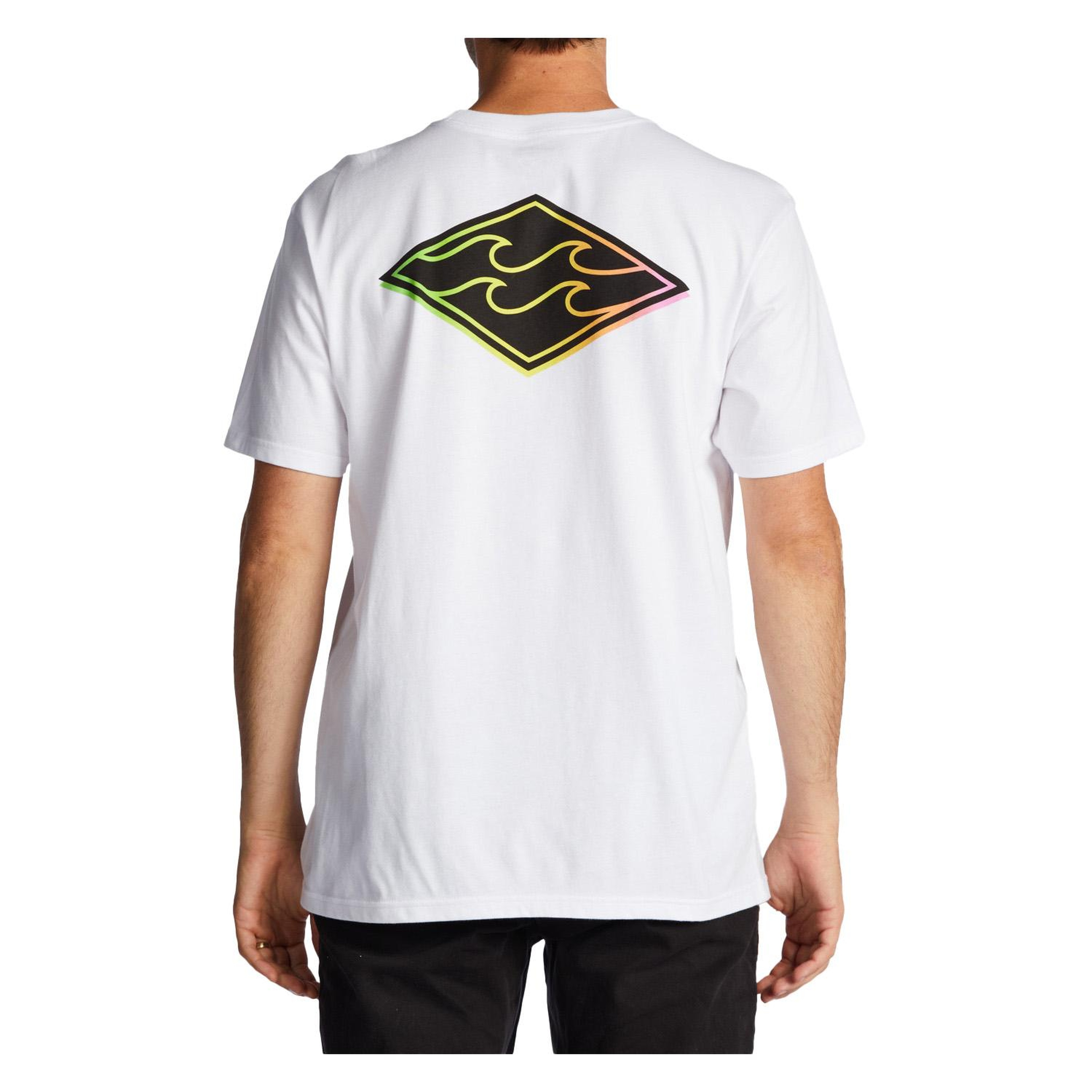 Billabong Crayon Wave Erkek Beyaz Tişört