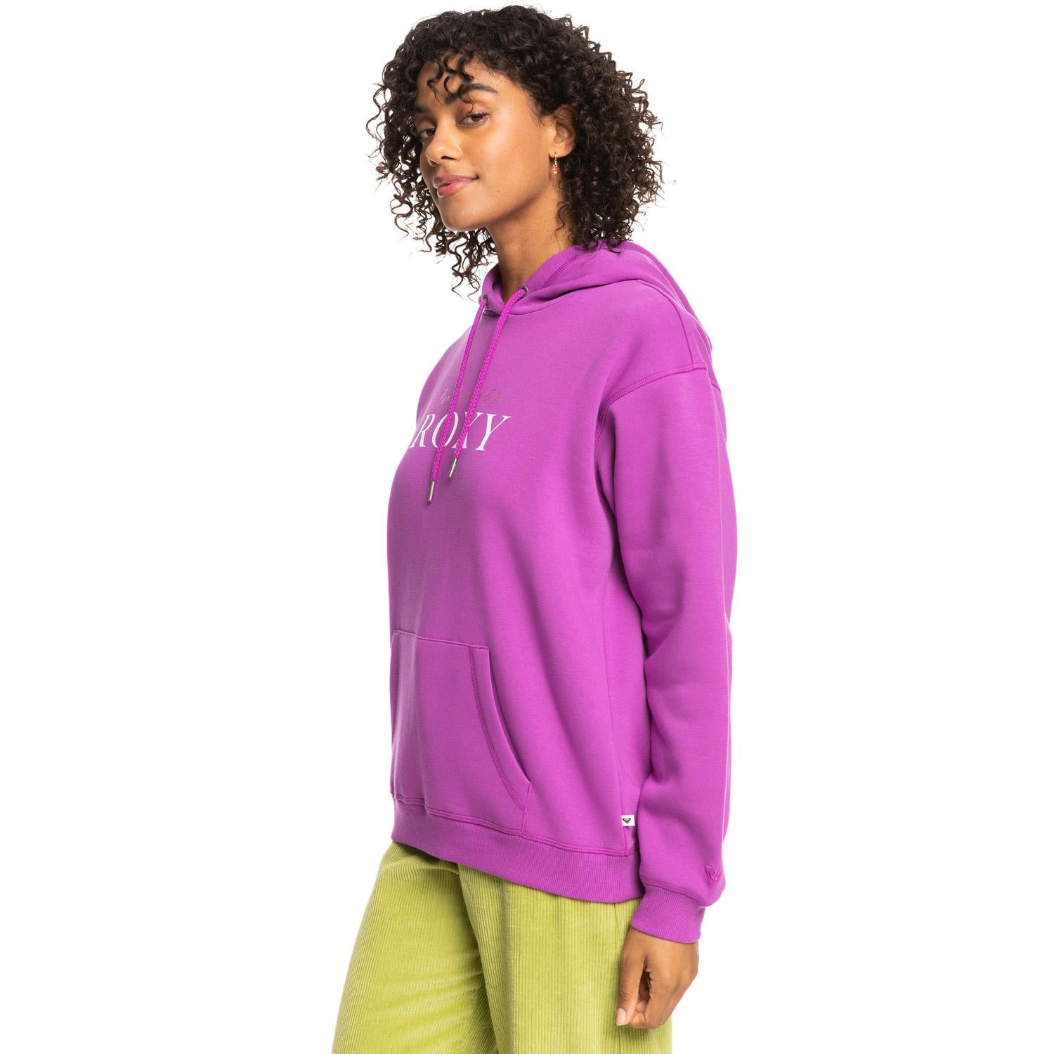 Roxy Surf Stoked Hoodie Brushed Kadın Pembe Sweat