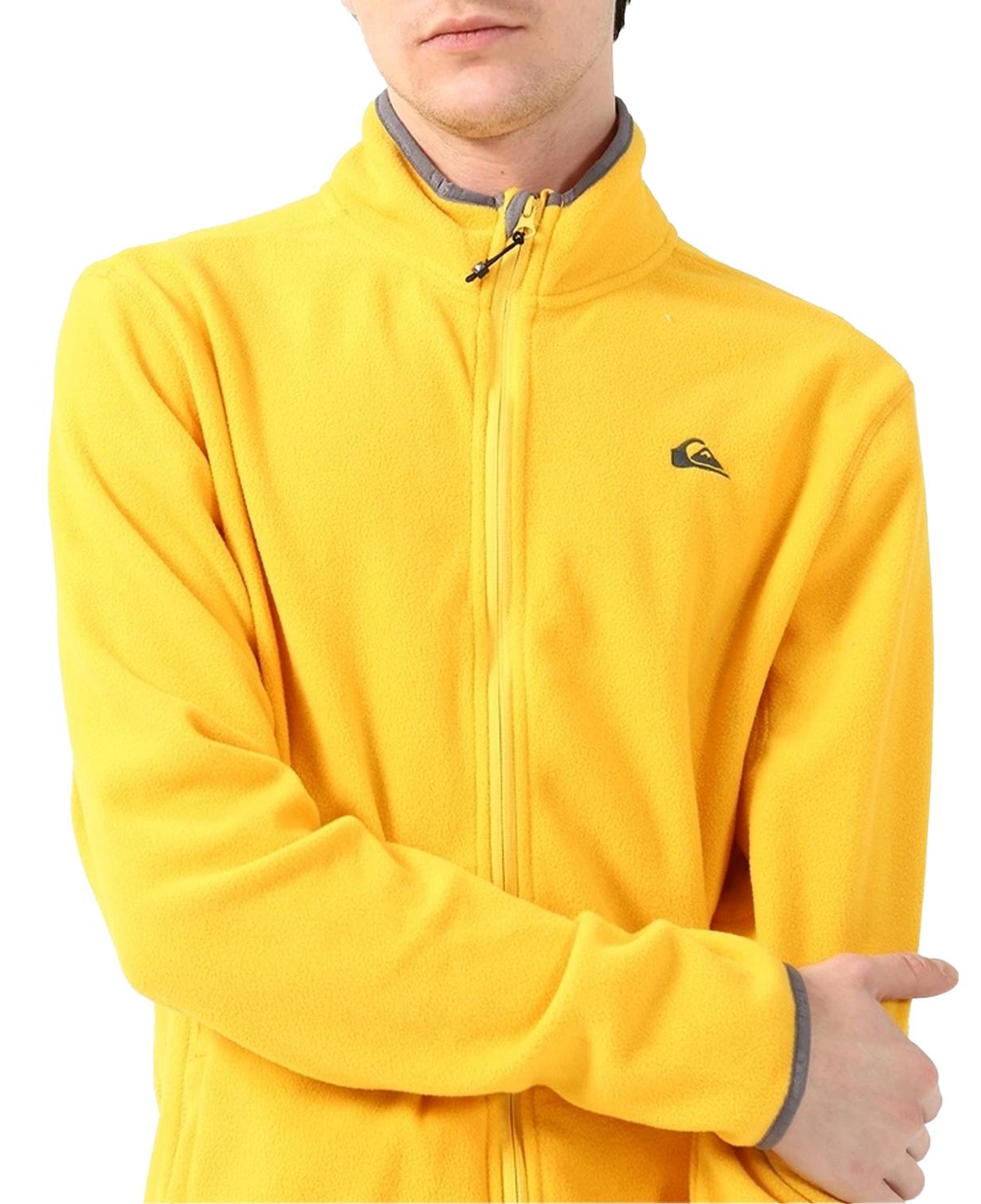 Quiksilver Mission Fz Erkek Sarı Polar Ceket