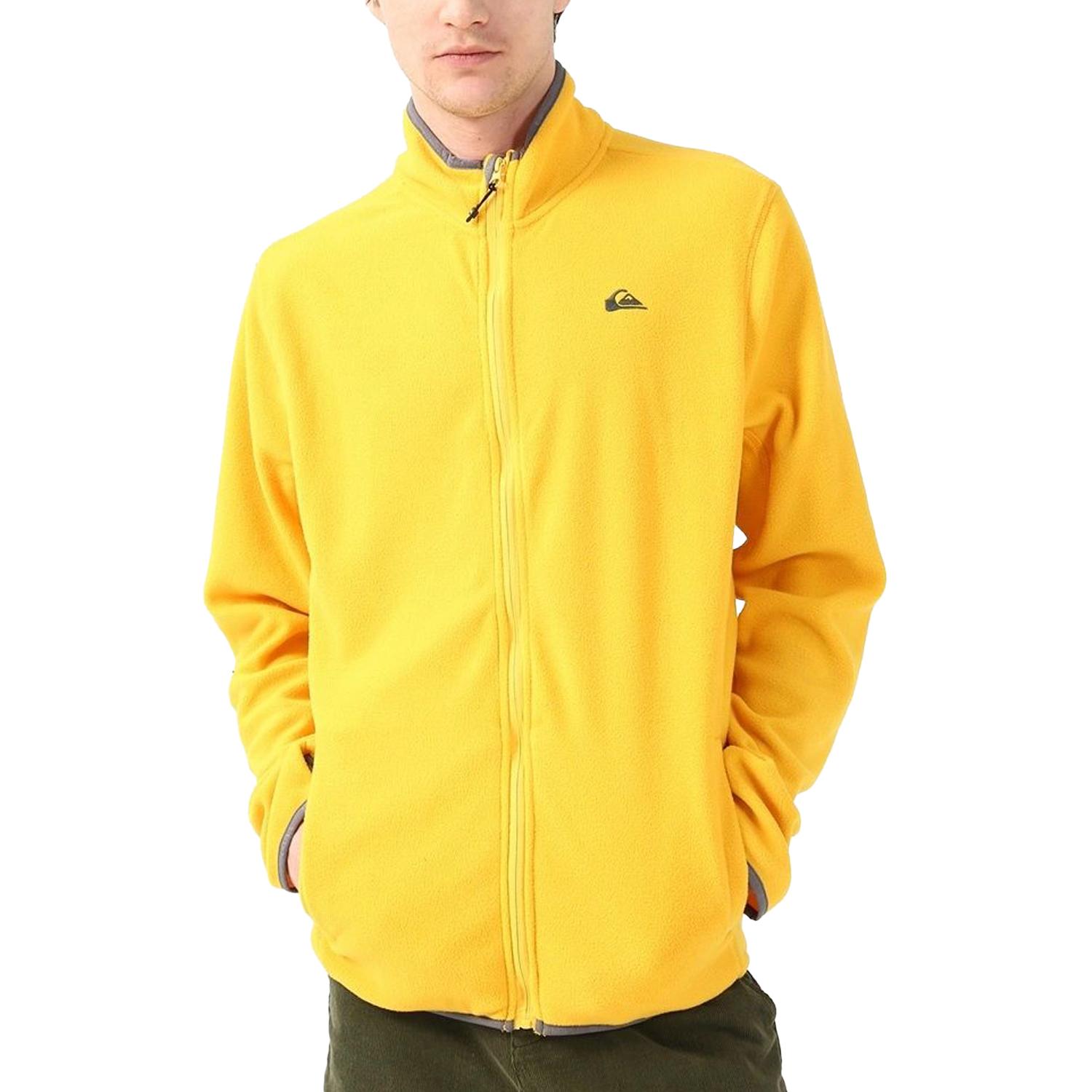 Quiksilver Mission Fz Erkek Sarı Polar Ceket
