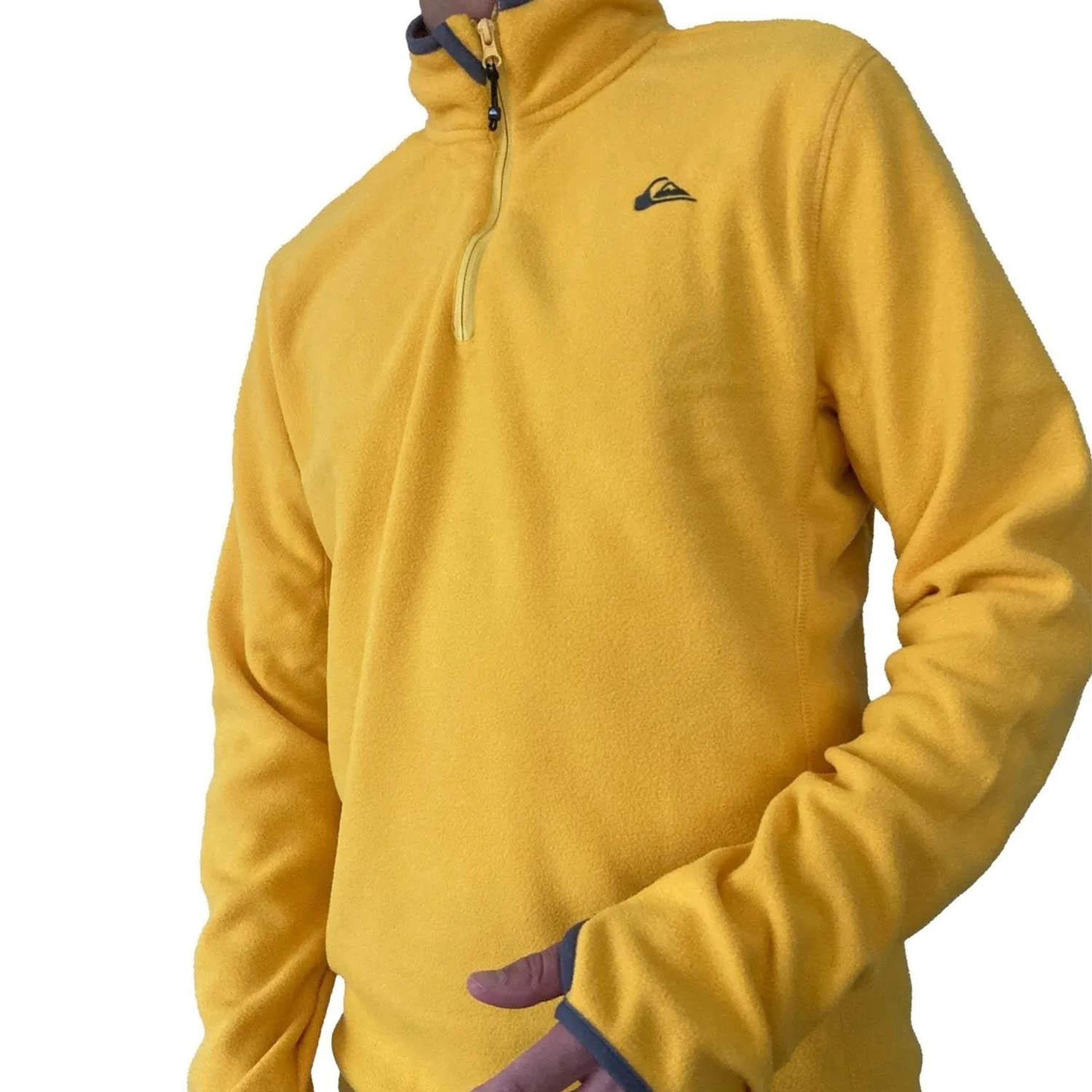 Quiksilver Mission Halfzip Erkek Sarı Polar