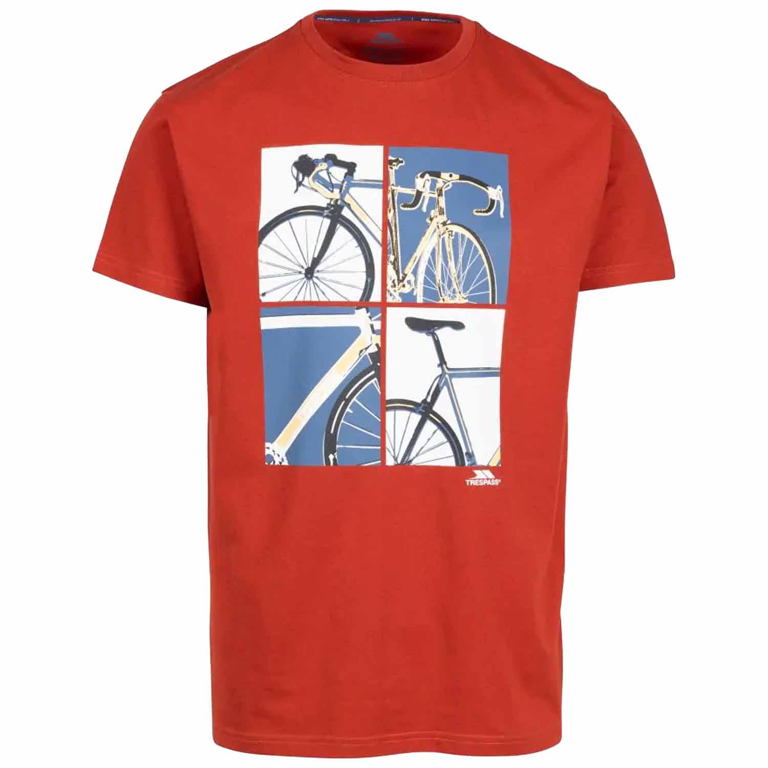 Trespass Chowder- Casual Printed T Erkek Kırmızı Tişört
