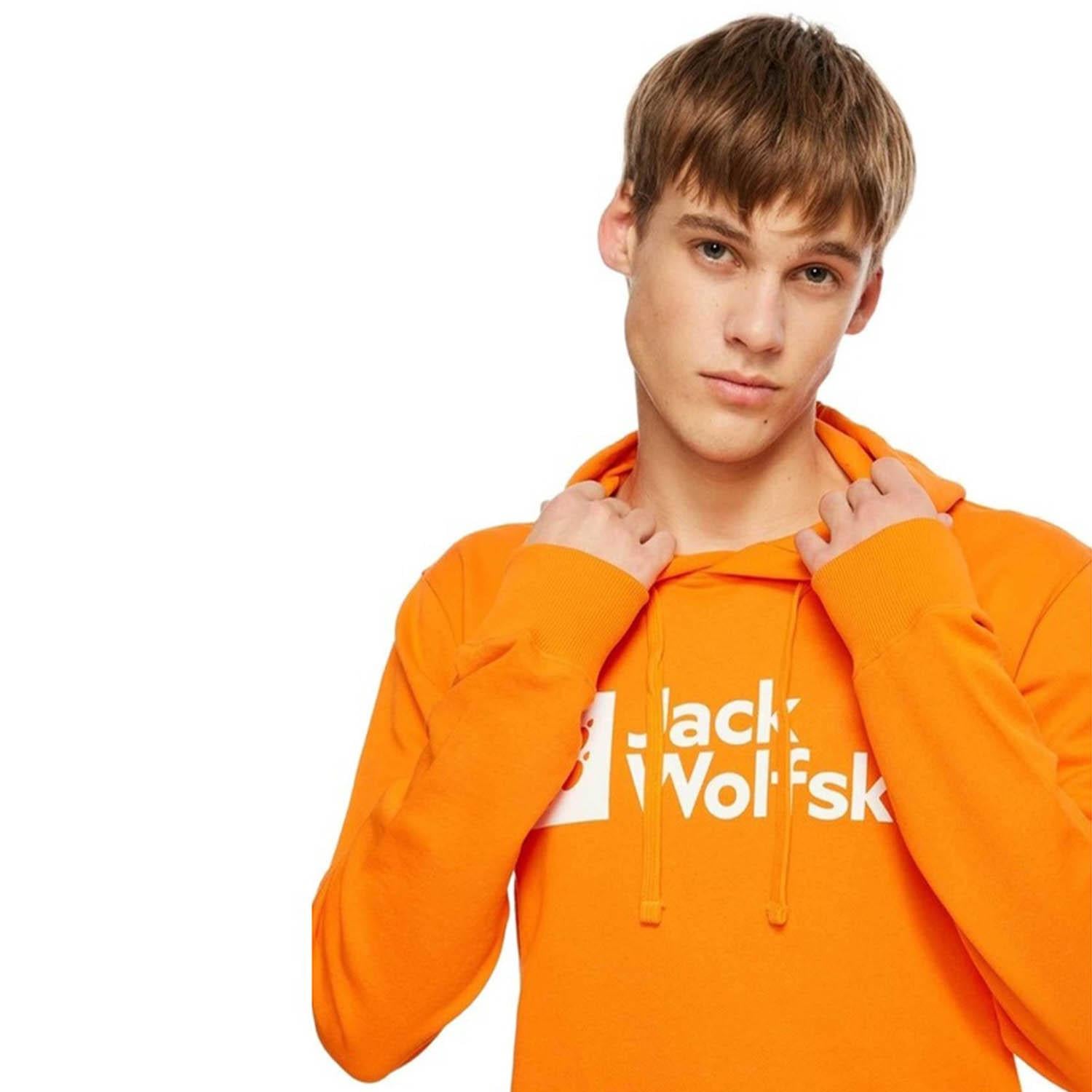 Jack Wolfskin Arthur Hoody Erkek Turuncu Sweat