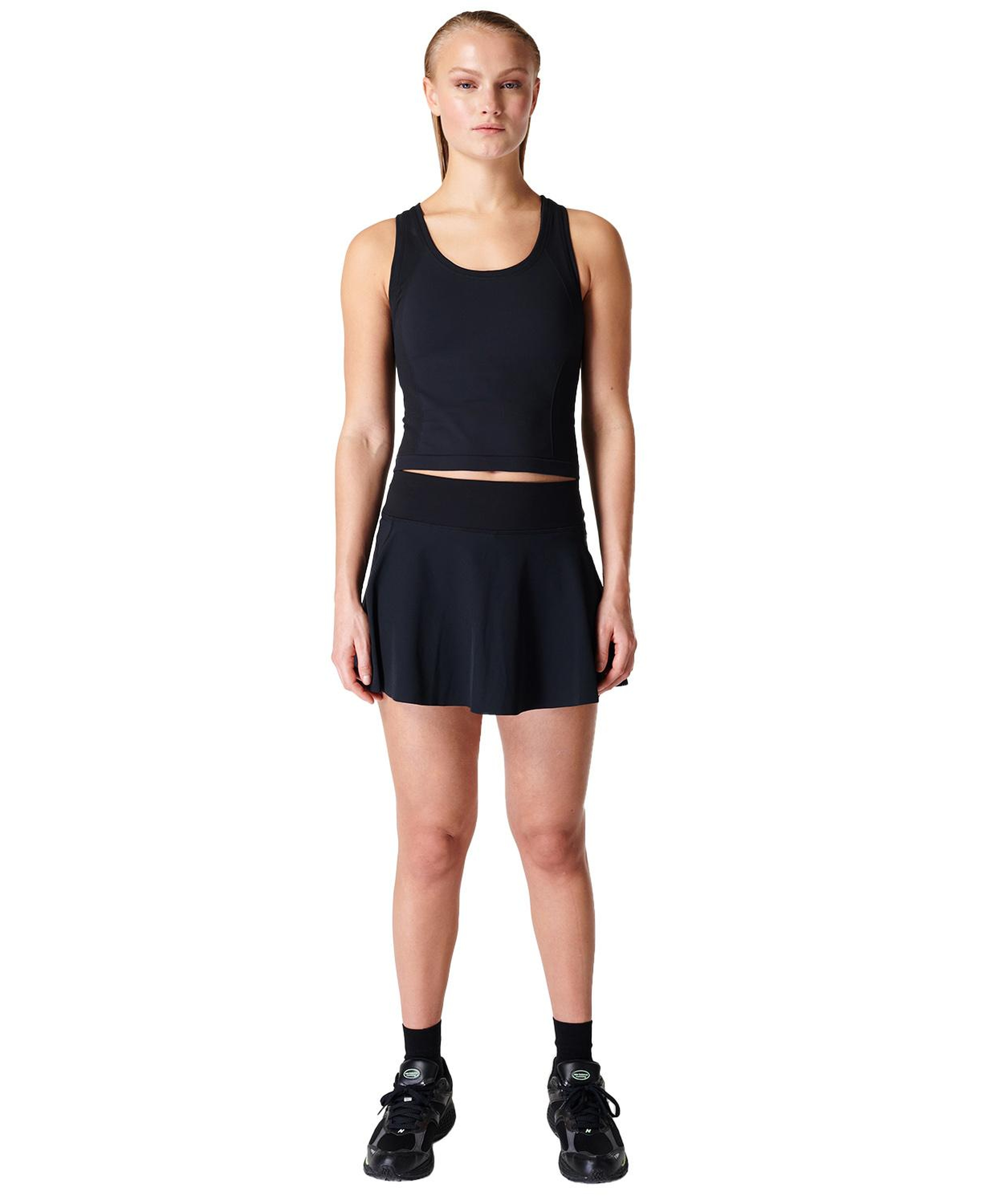 Sweaty Betty Athlete Crop Seamless Workout Kadın Koşu Tank Top