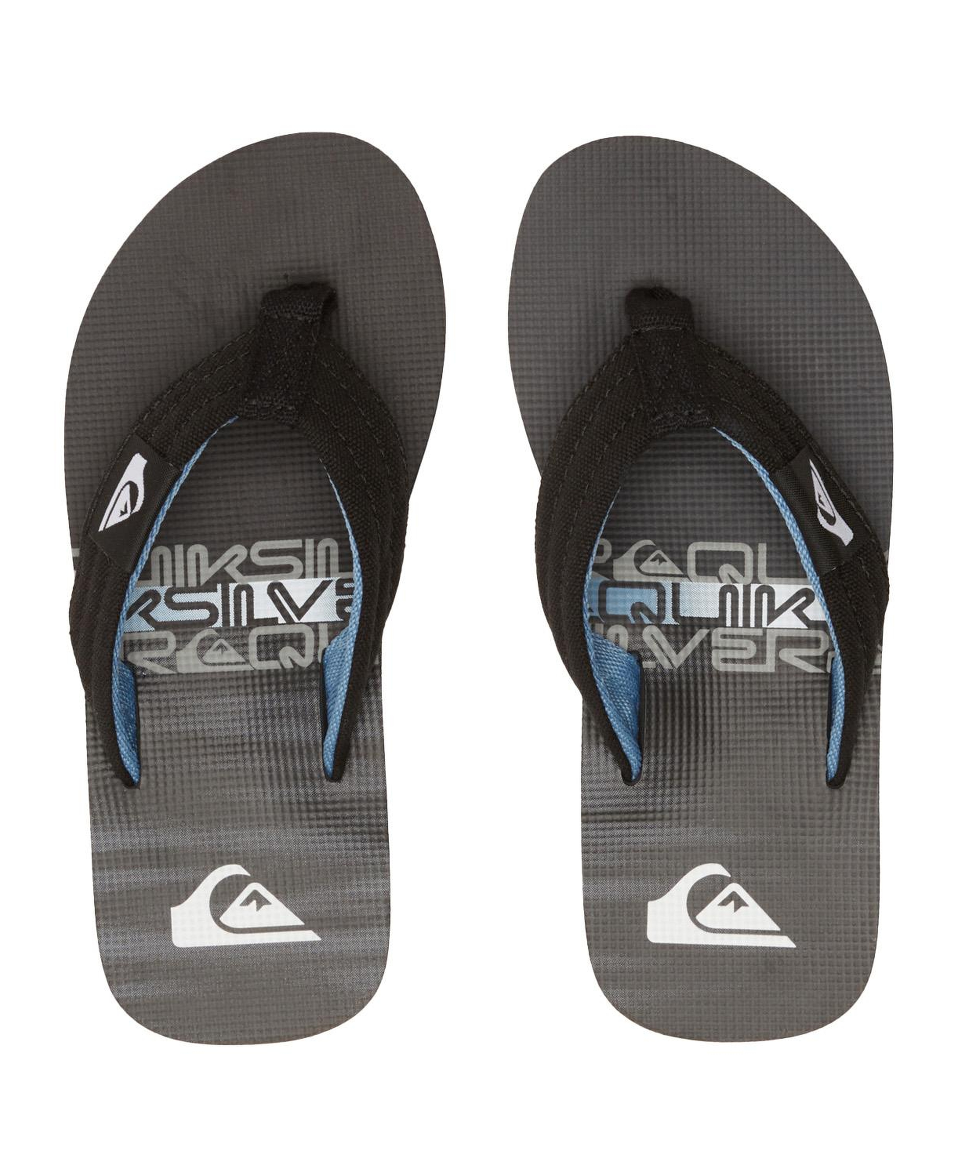 Quiksilver Molokai Layback II Youth Erkek Çocuk Siyah Terlik