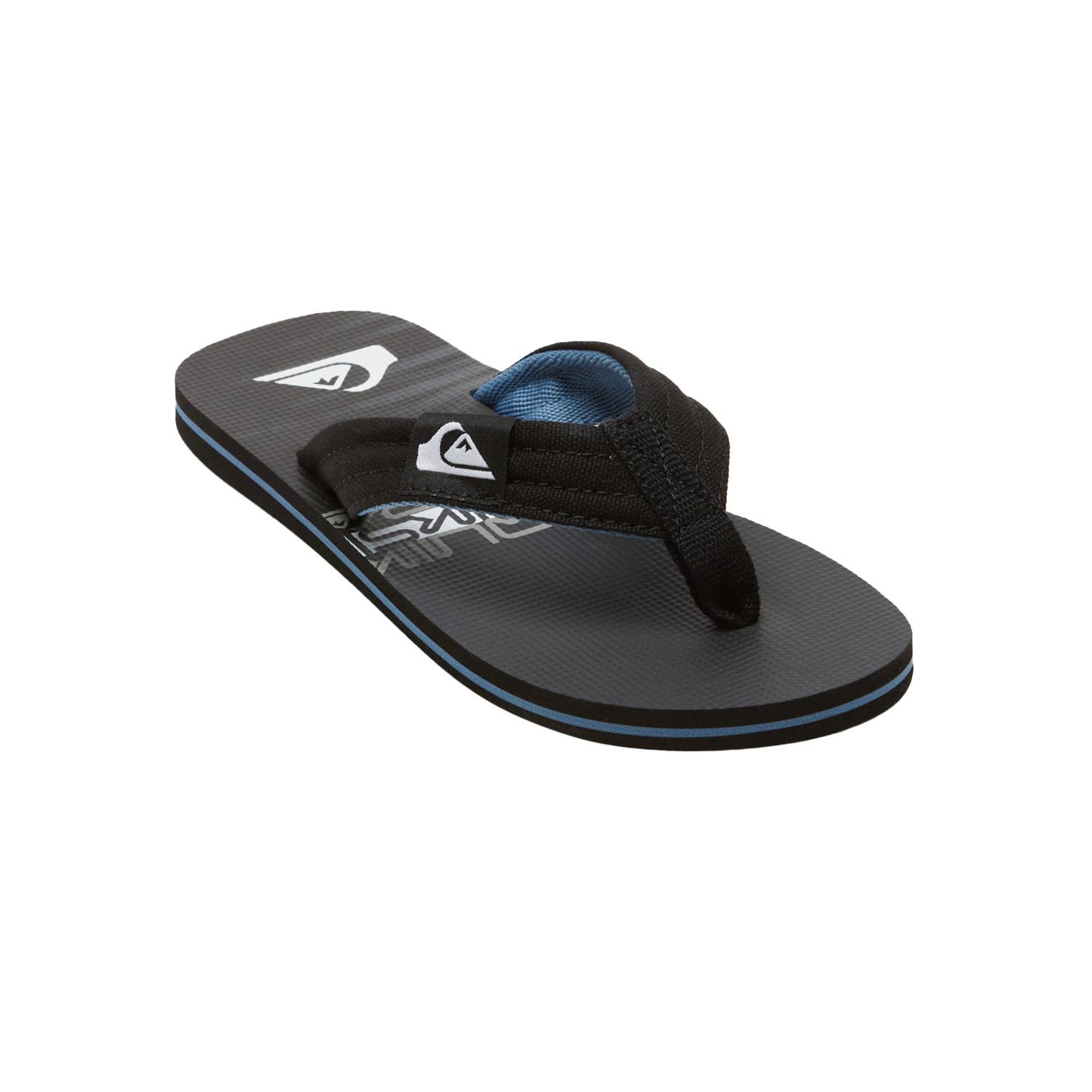 Quiksilver Molokai Layback II Youth Erkek Çocuk Siyah Terlik