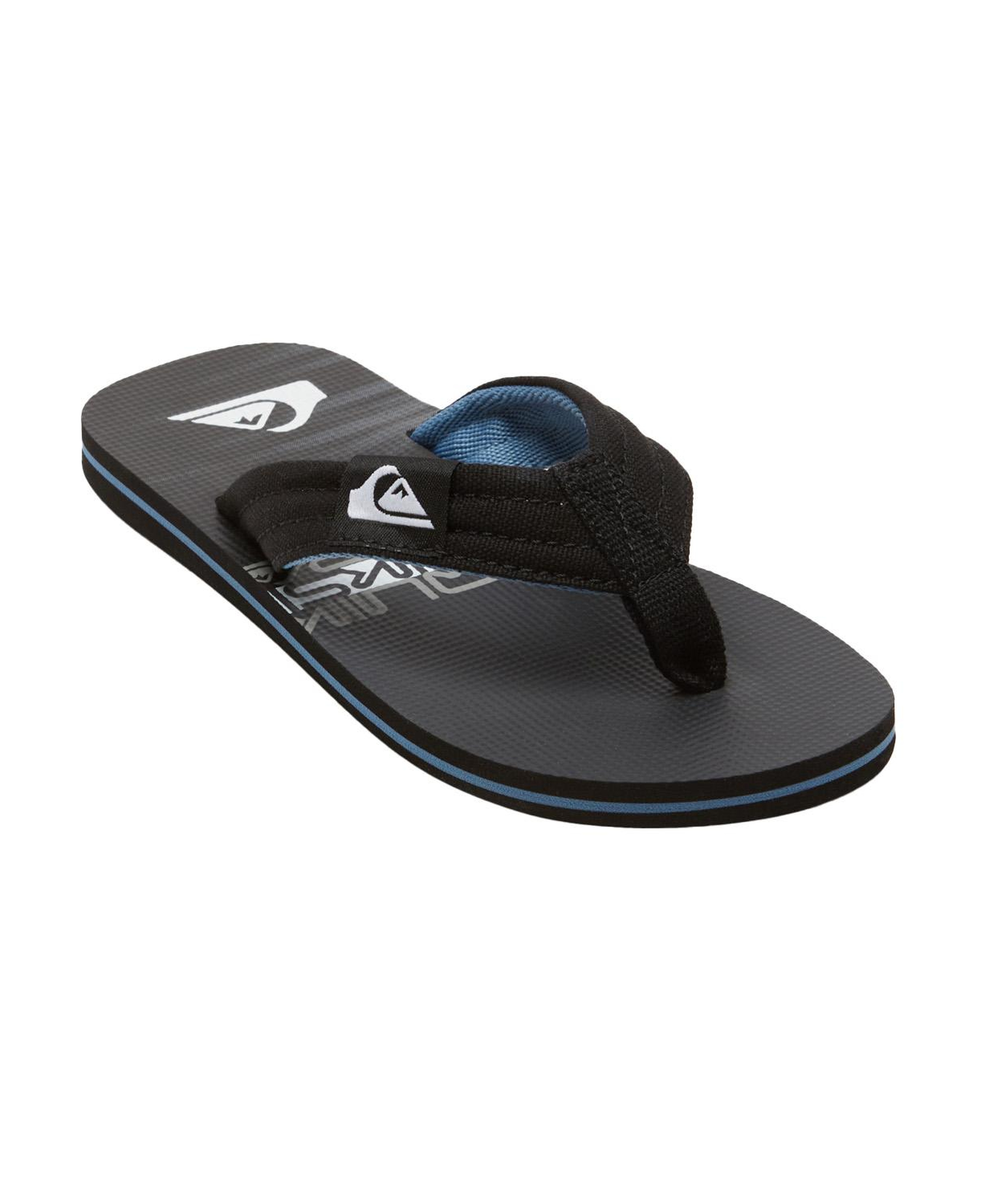 Quiksilver Molokai Layback II Youth Erkek Çocuk Siyah Terlik