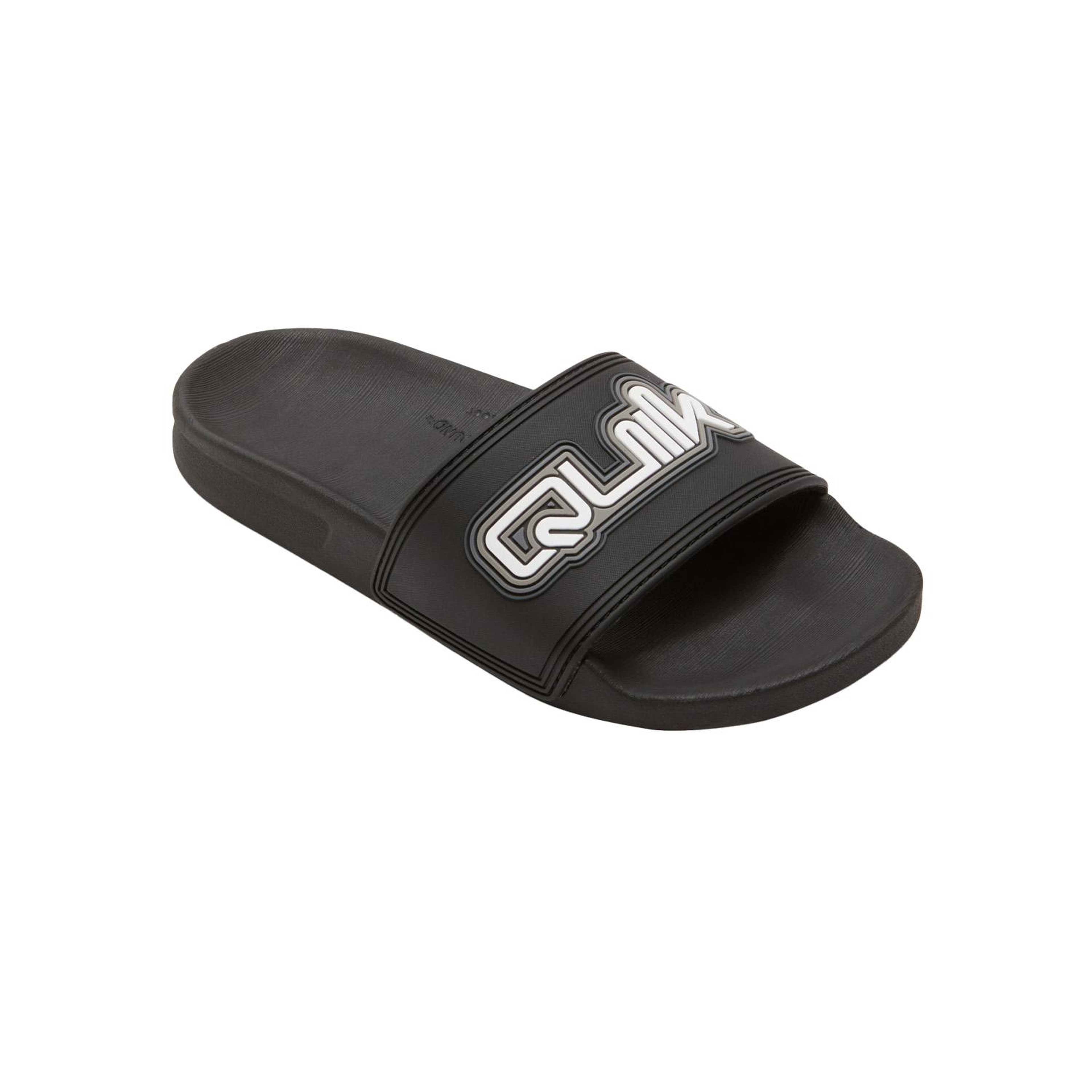 Quiksilver Rivi Wordmark Slide II Youth Erkek Çocuk Siyah Terlik