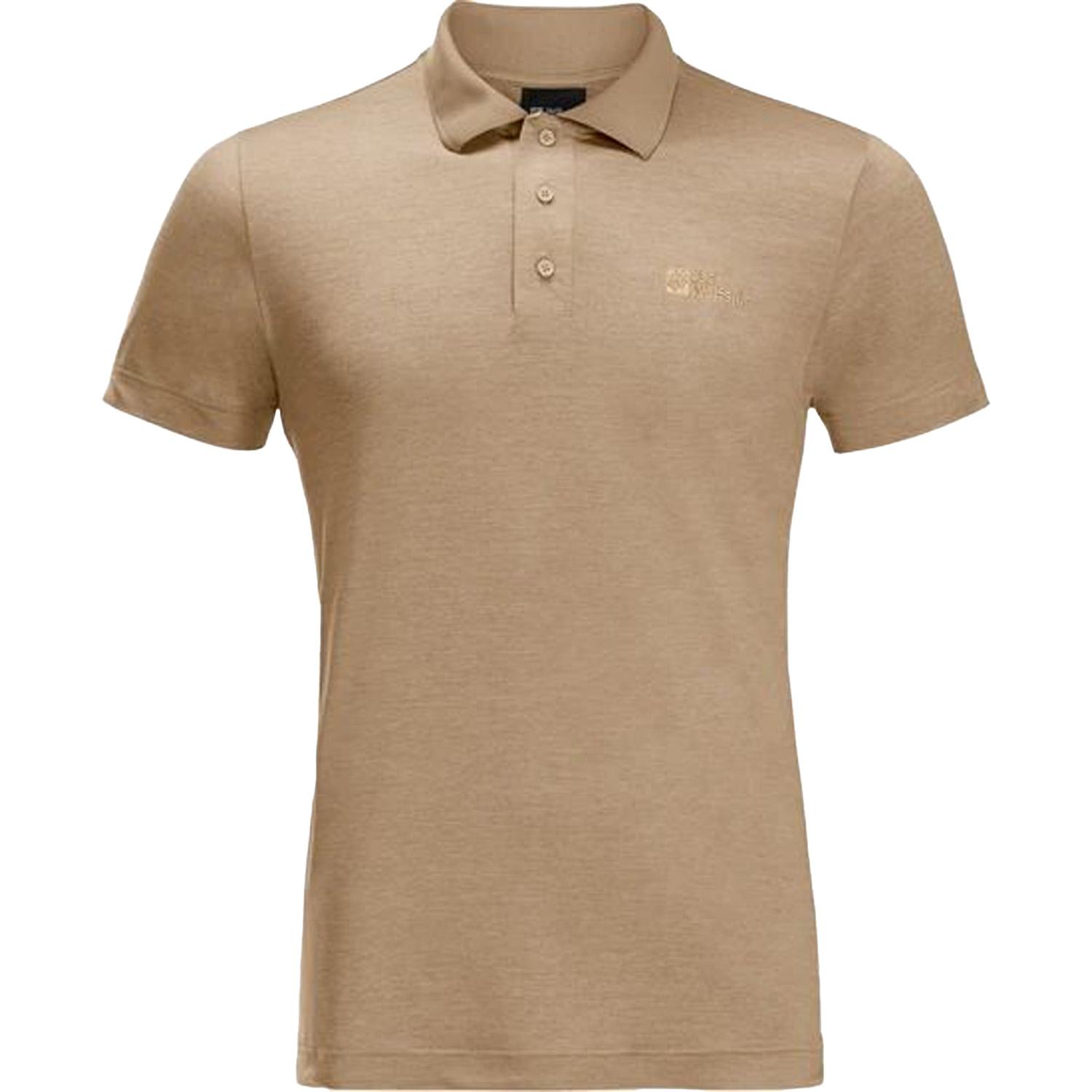 Jack Wolfskin Travel Polo Erkek Yeşil Polo Tişört