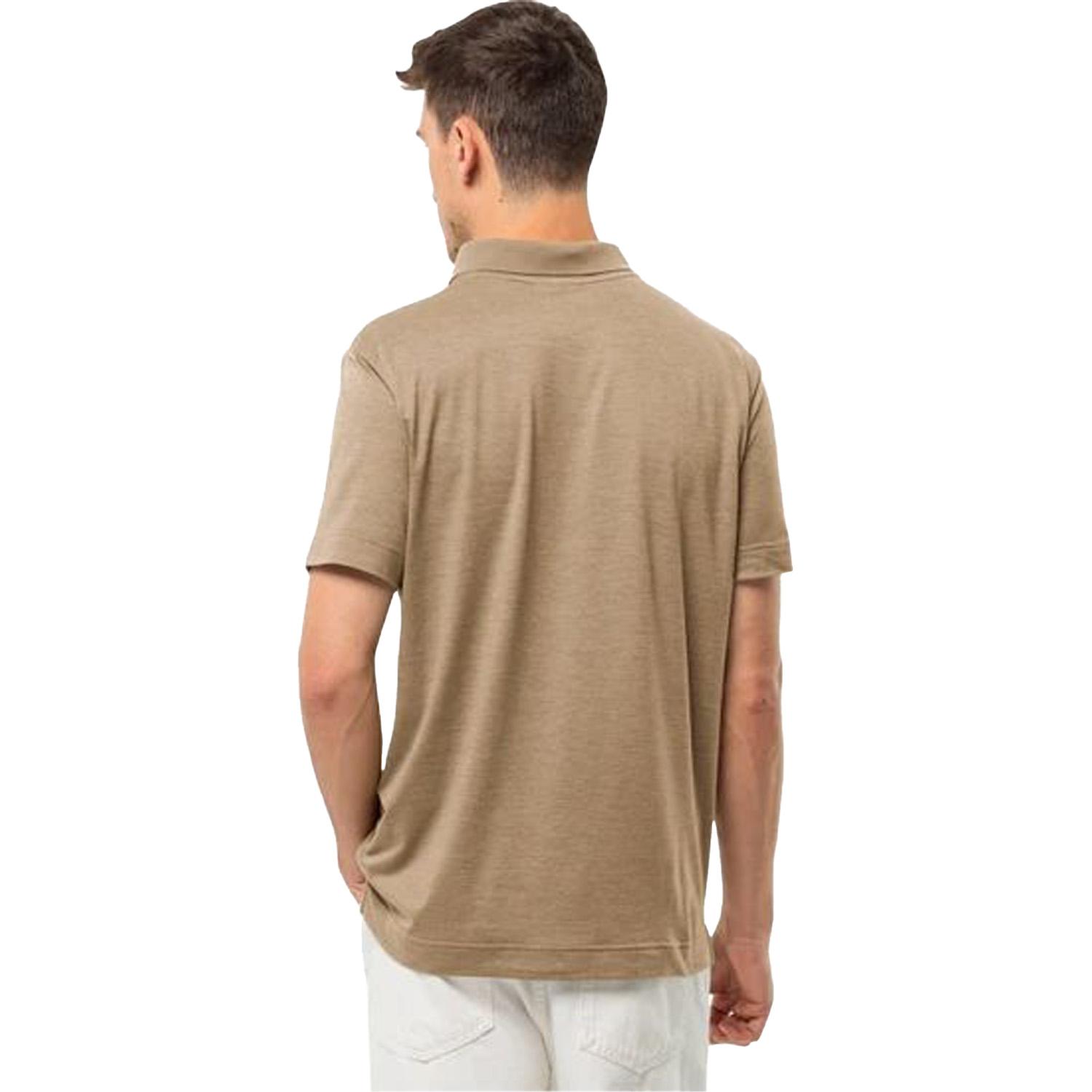 Jack Wolfskin Travel Polo Erkek Yeşil Polo Tişört