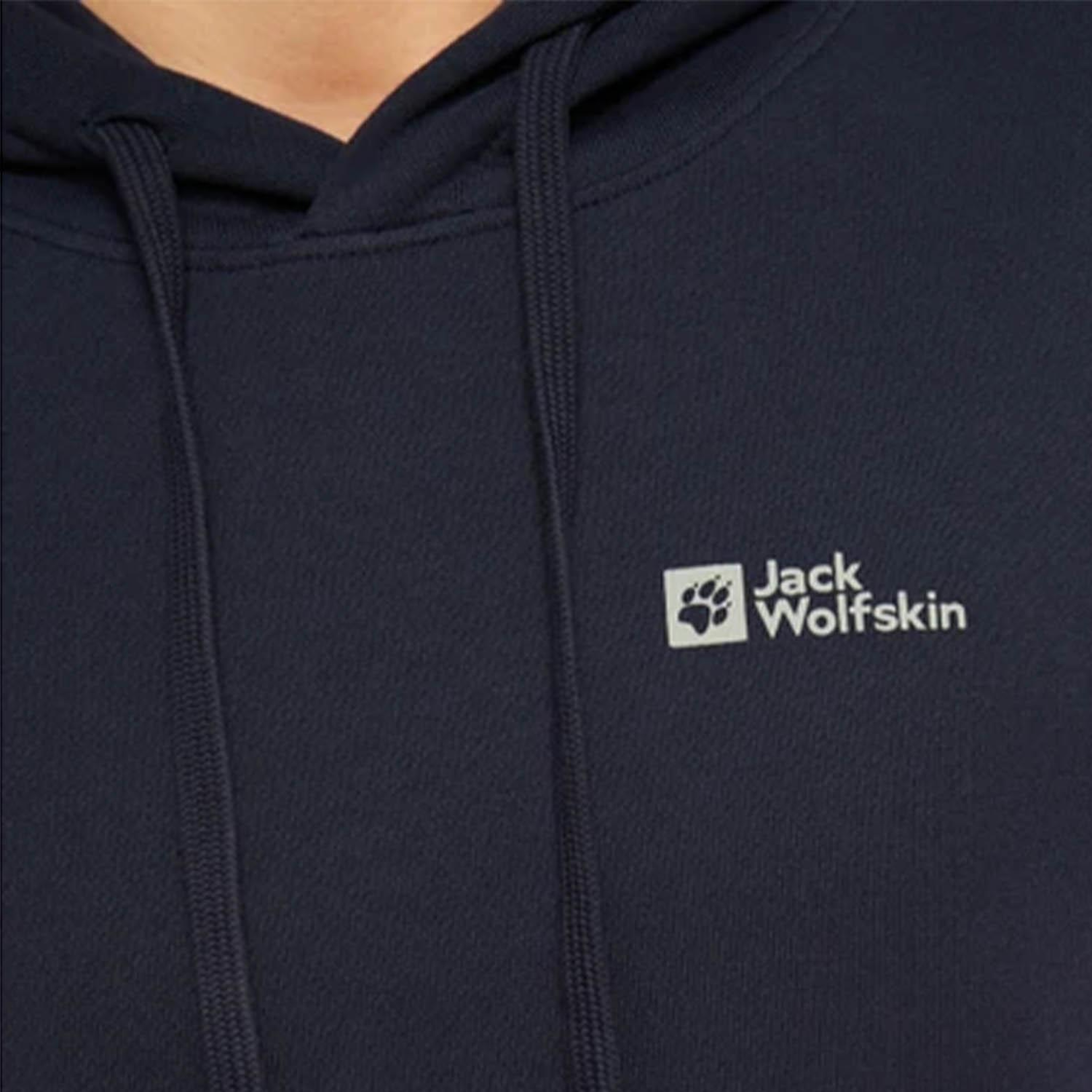 Jack Wolfskin Tommy Hoody Erkek Mavi Sweat