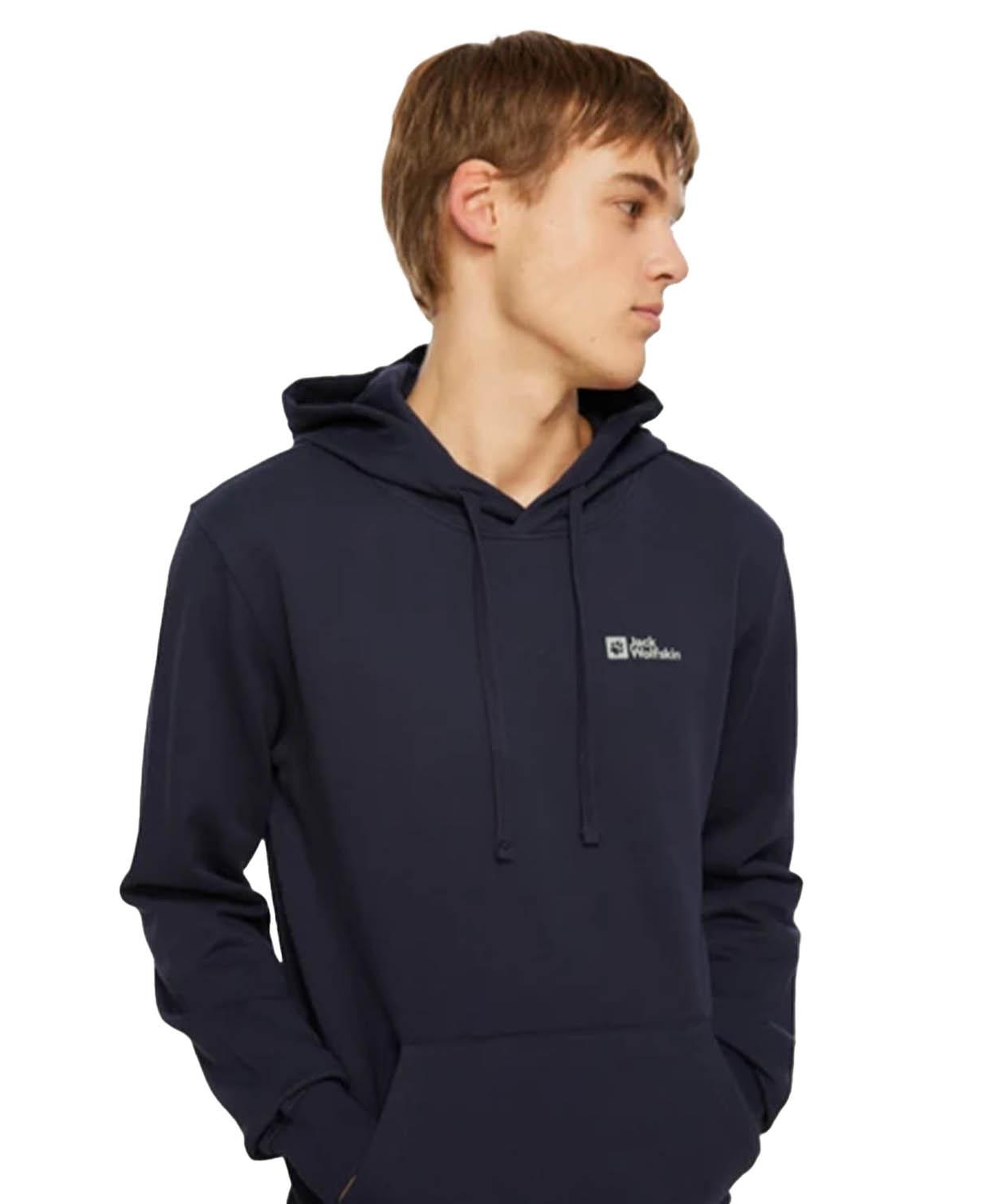 Jack Wolfskin Tommy Hoody Erkek Mavi Sweat