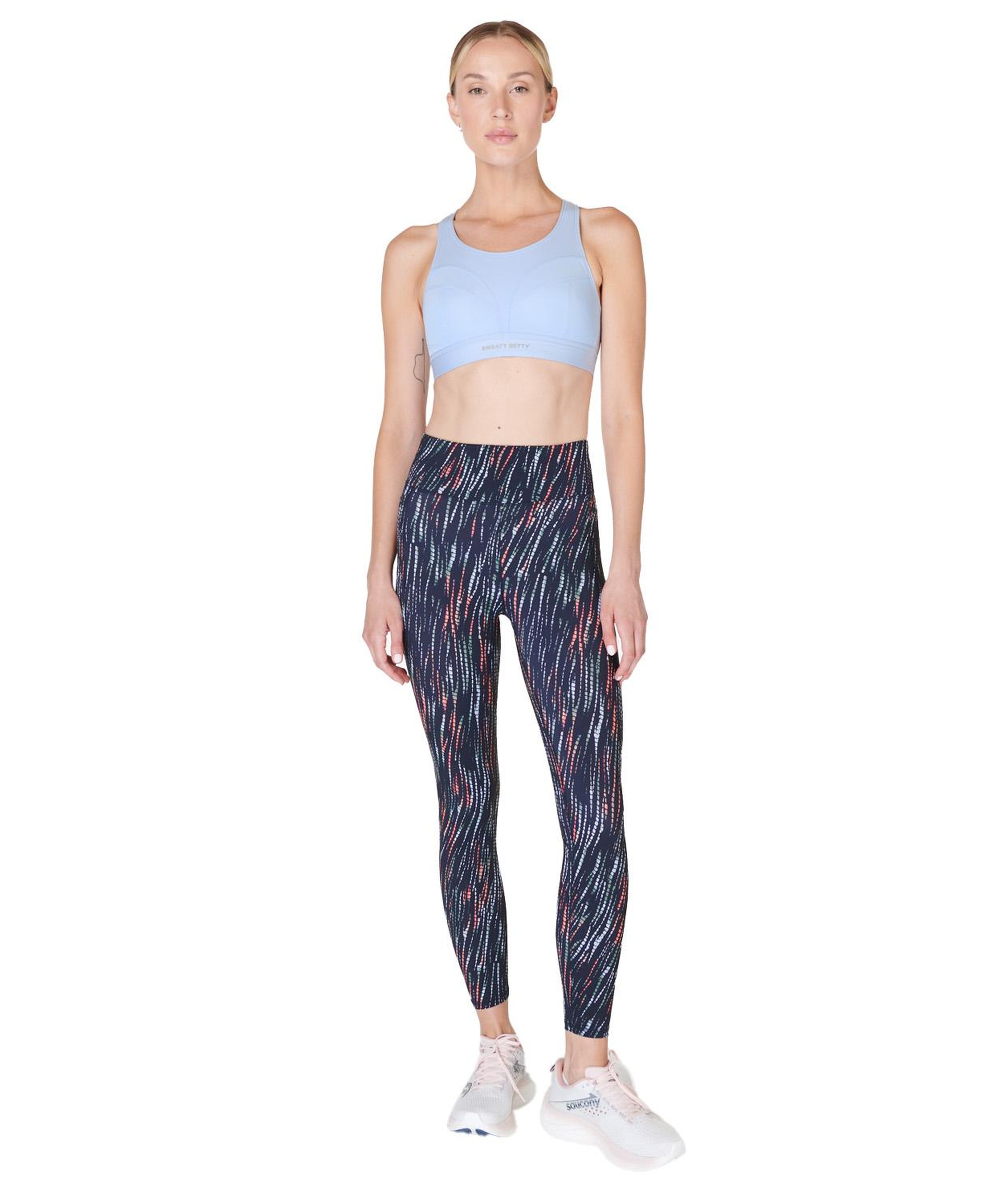 Sweaty Betty Zero Gravity 78 Leggings Kadın Mavi Koşu Taytı