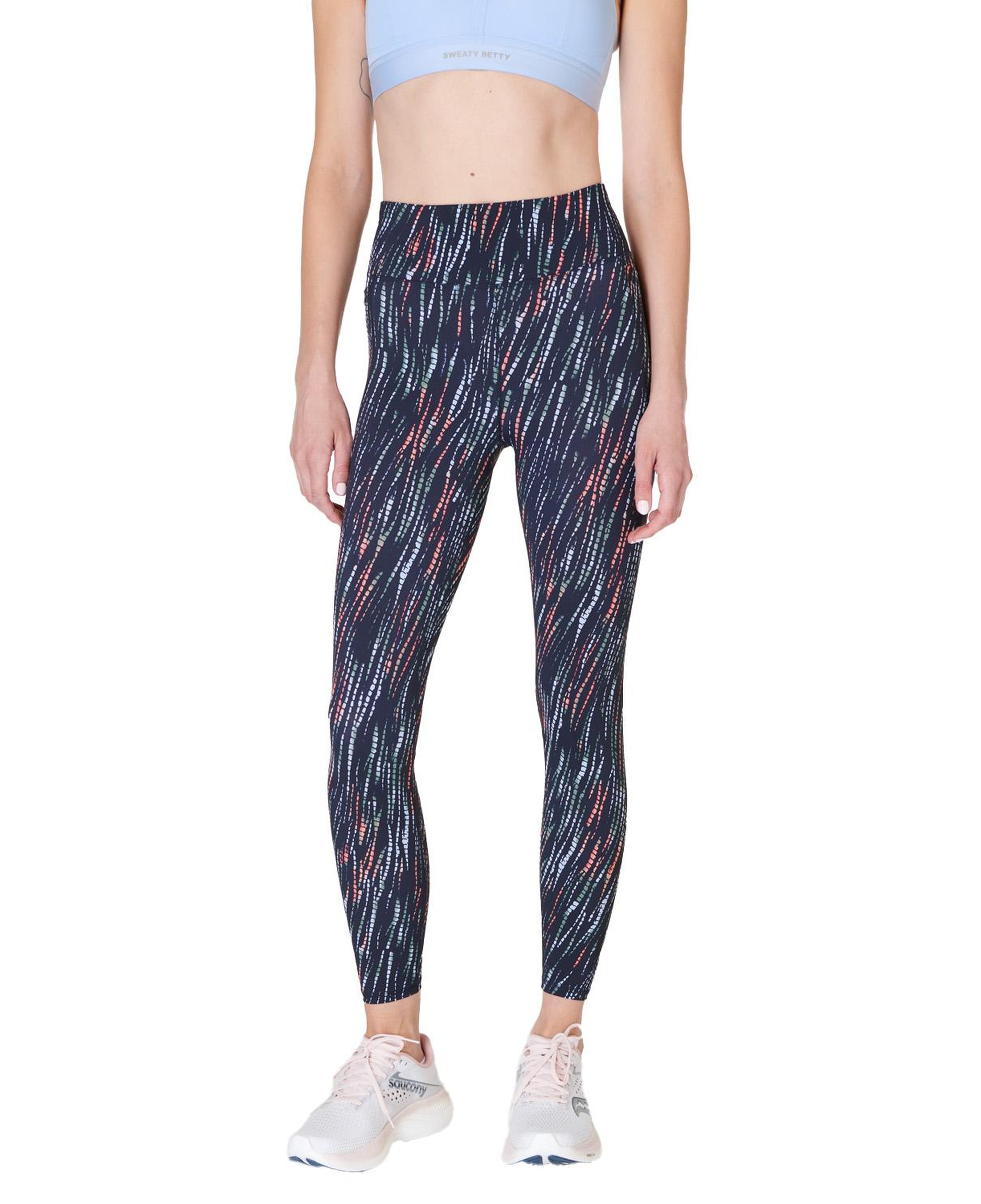 Sweaty Betty Zero Gravity 78 Leggings Kadın Mavi Koşu Taytı