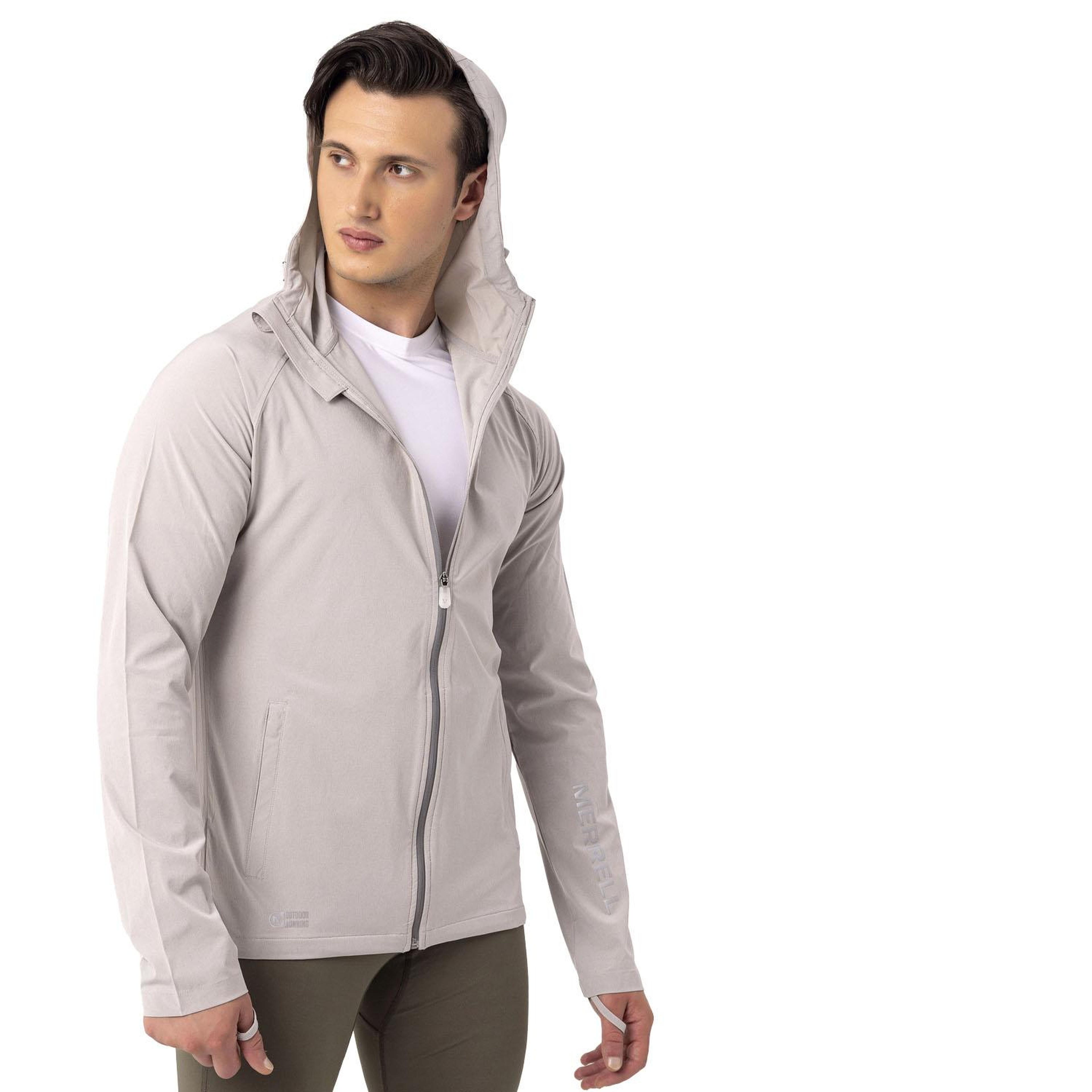 Merrell Just Erkek Bej Koşu Ceketi