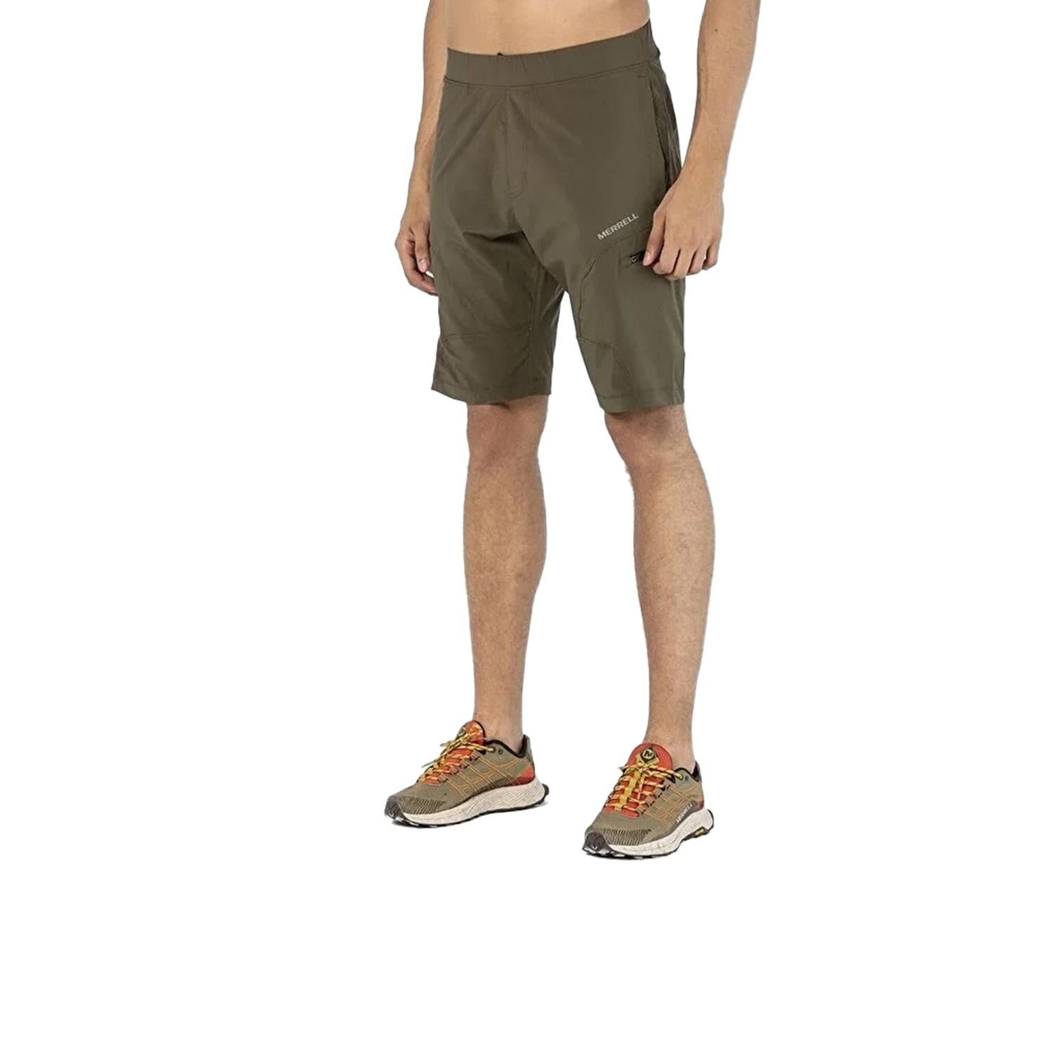 Merrell Route Erkek Yeşil Koşu Şortu