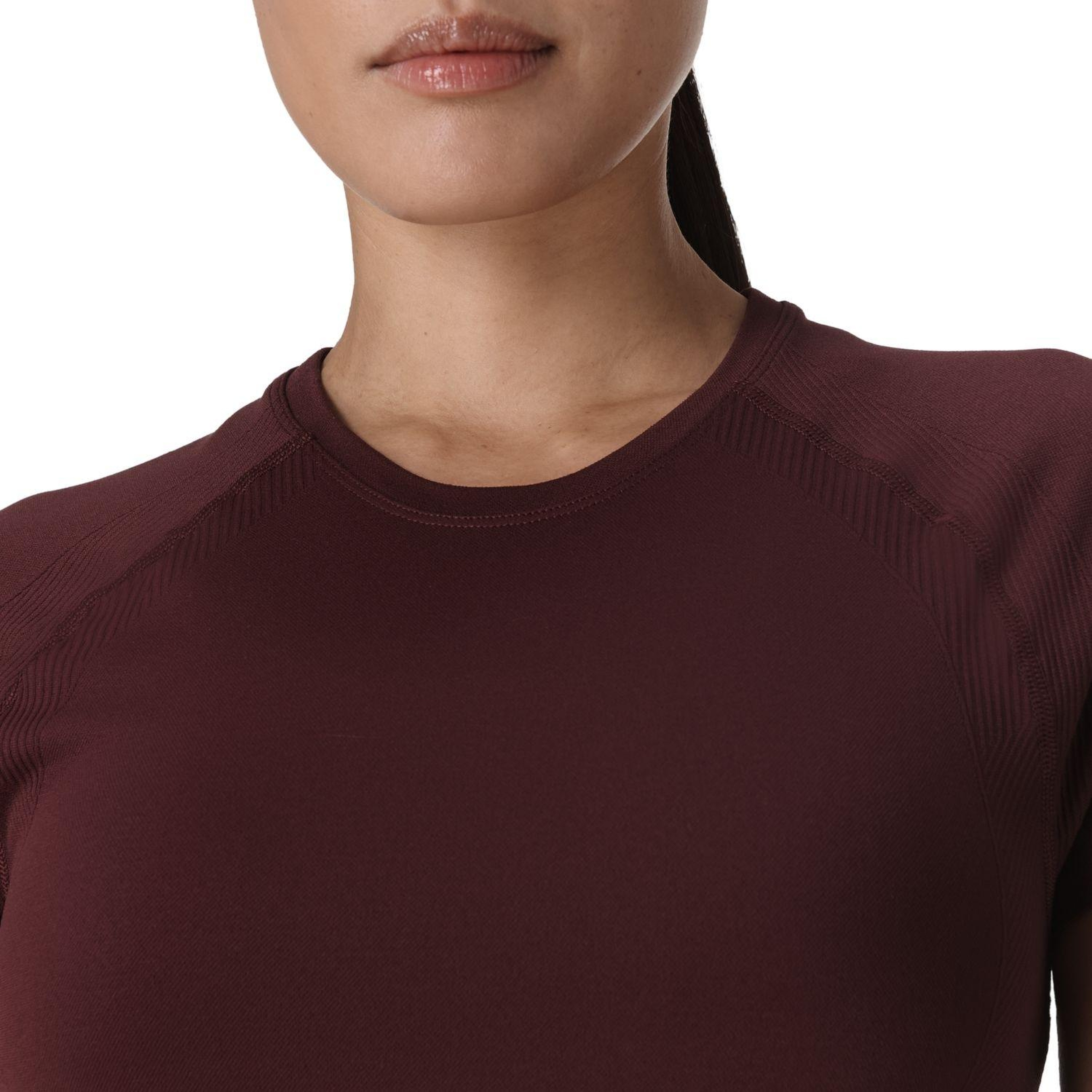 Sweaty Betty Athlete Crop Seamless Workout Kadın Fitness Tişört