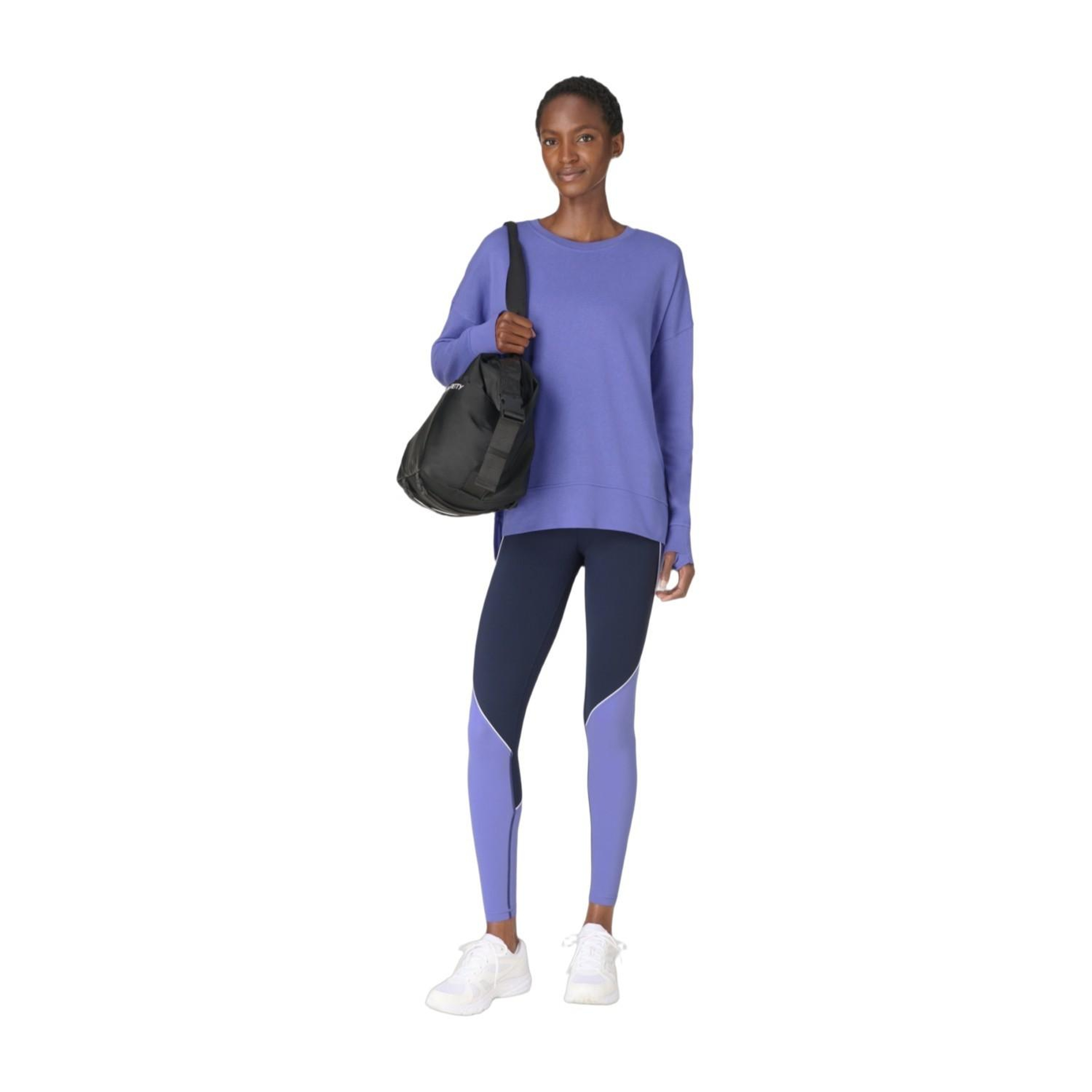 Sweaty Betty After Class Longline Sweatshir Kadın Mavi Sweat