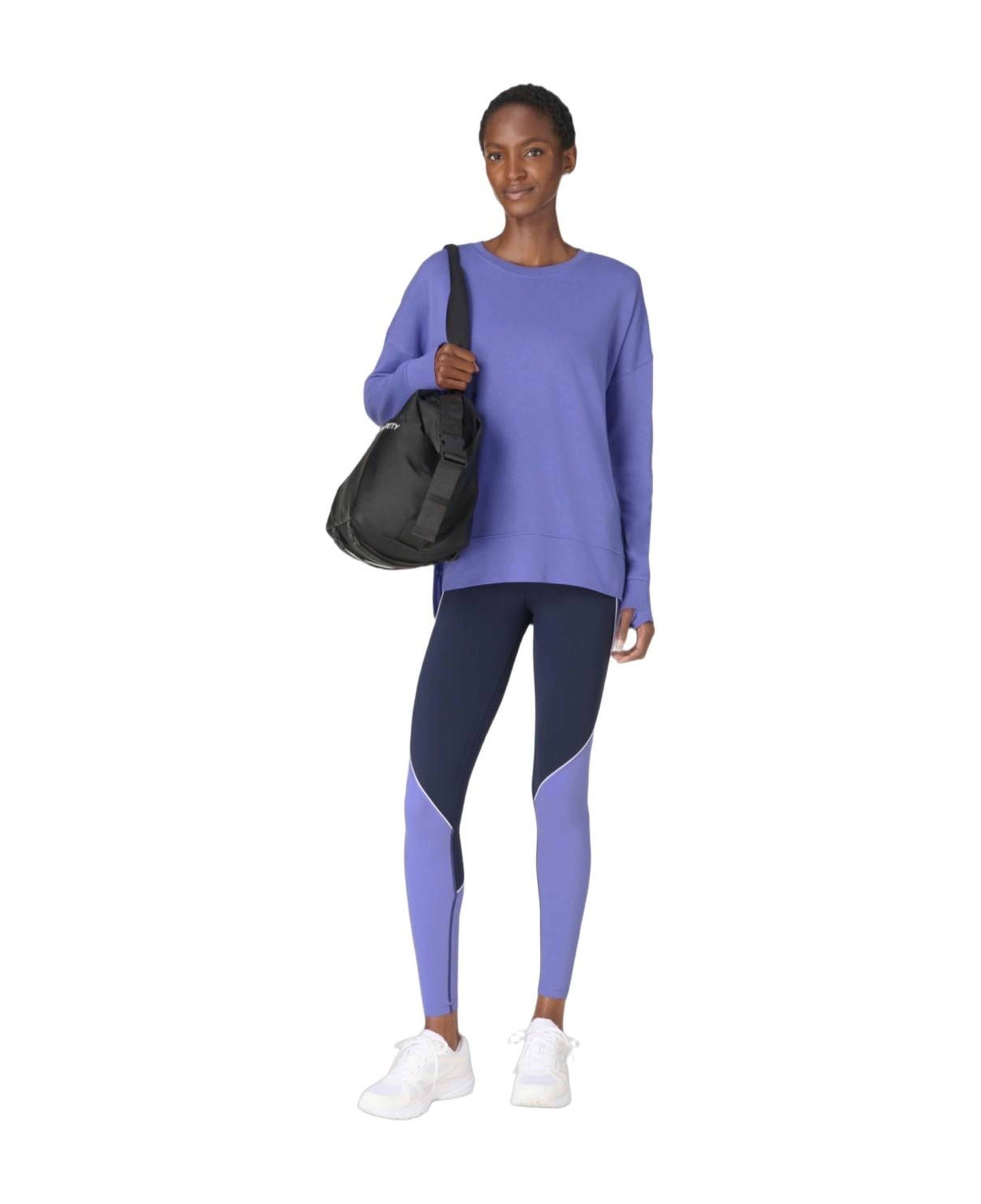 Sweaty Betty After Class Longline Sweatshir Kadın Mavi Sweat