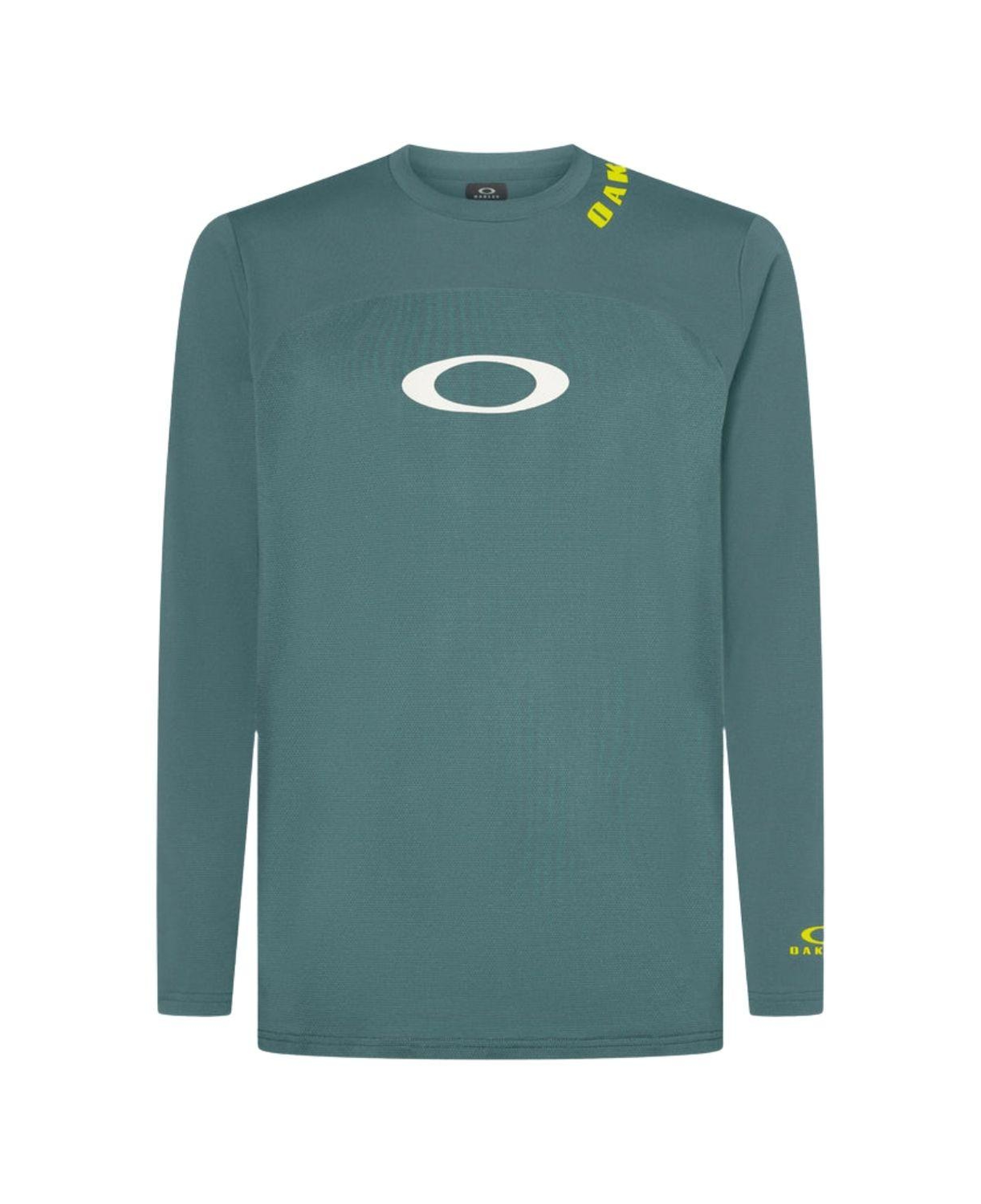 Oakley Free Ride Rc Ls Jersey Erkek Mavi Tişört