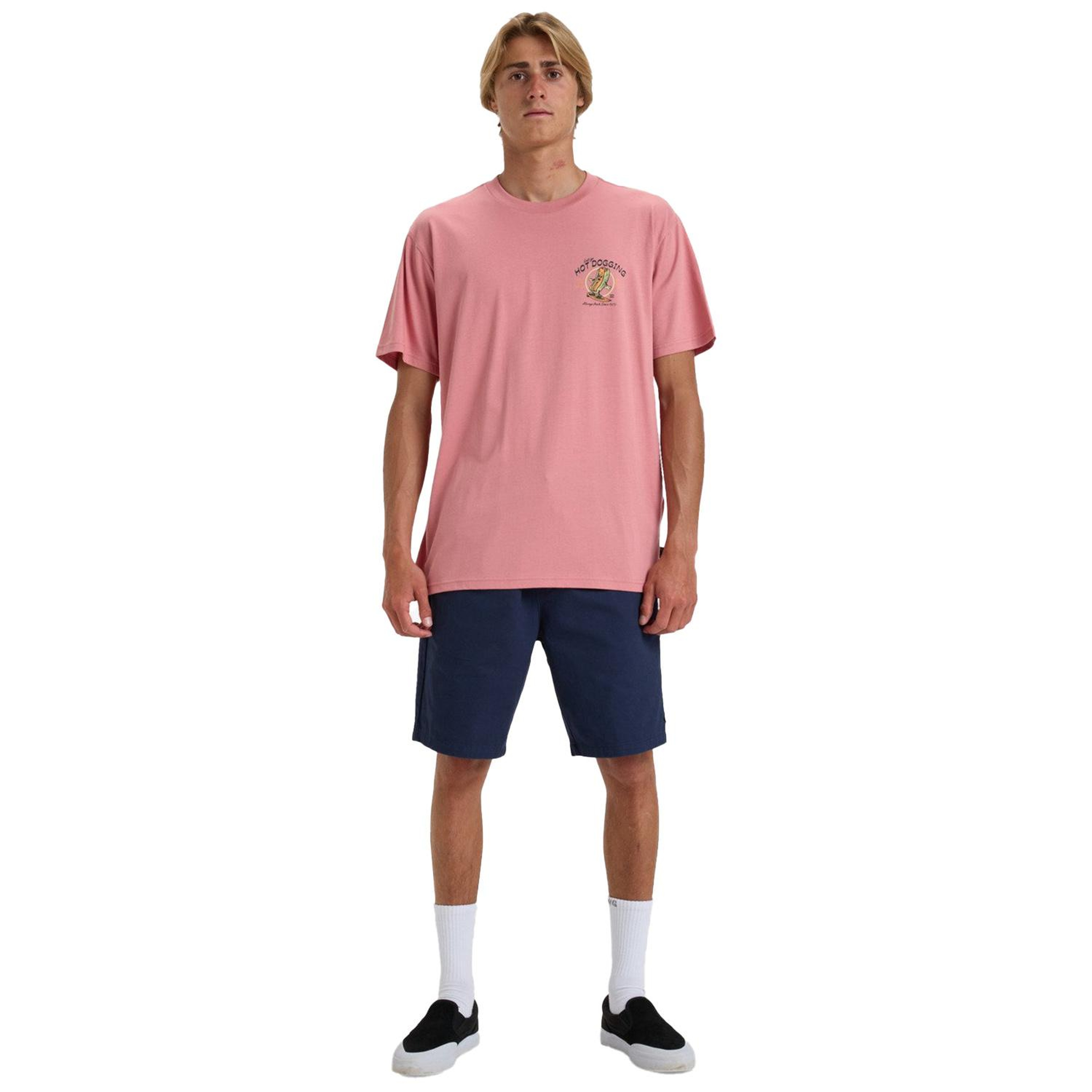 Billabong Lunch Break Erkek Pembe Tişört