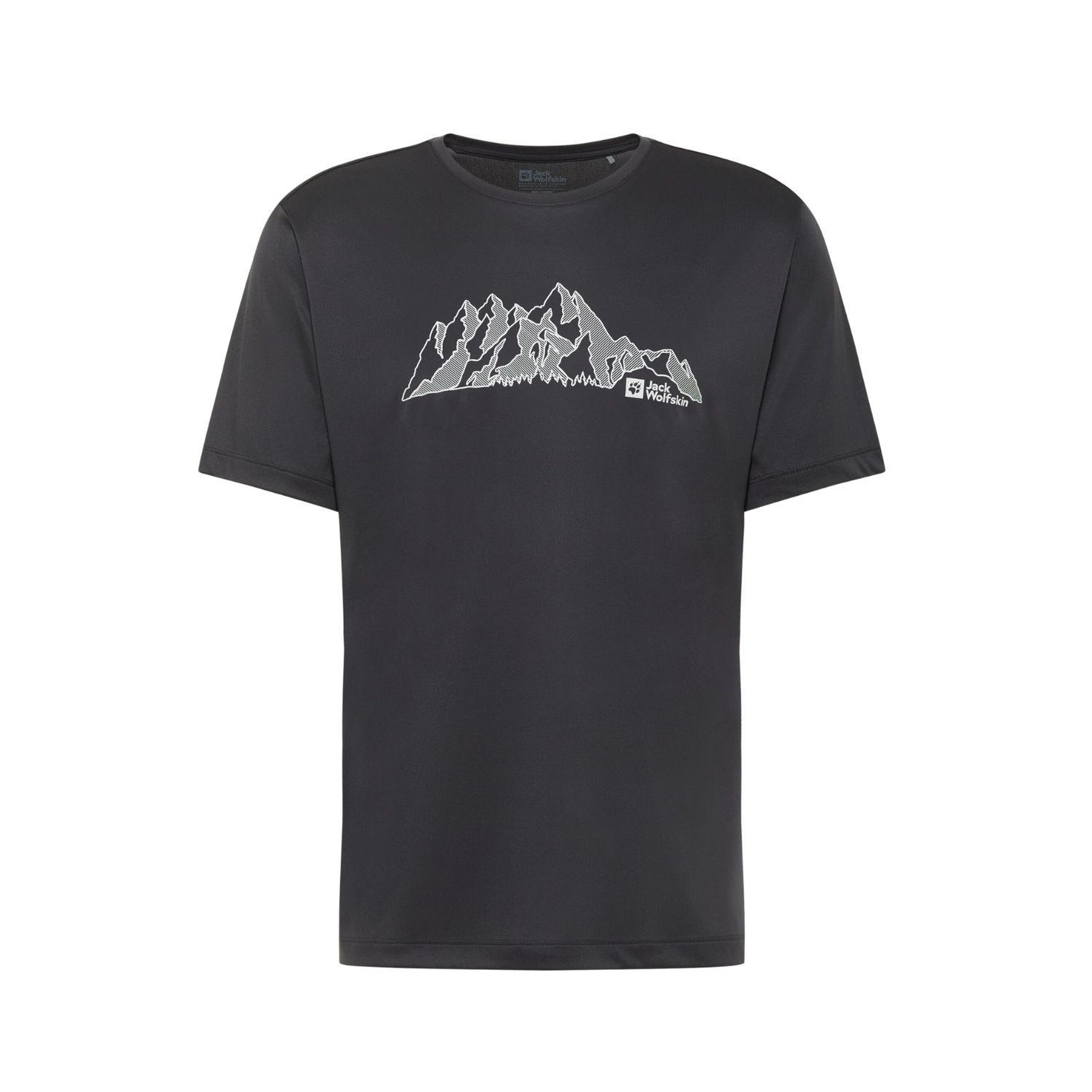 Jack Wolfskin Peak Graphic Erkek Tişört