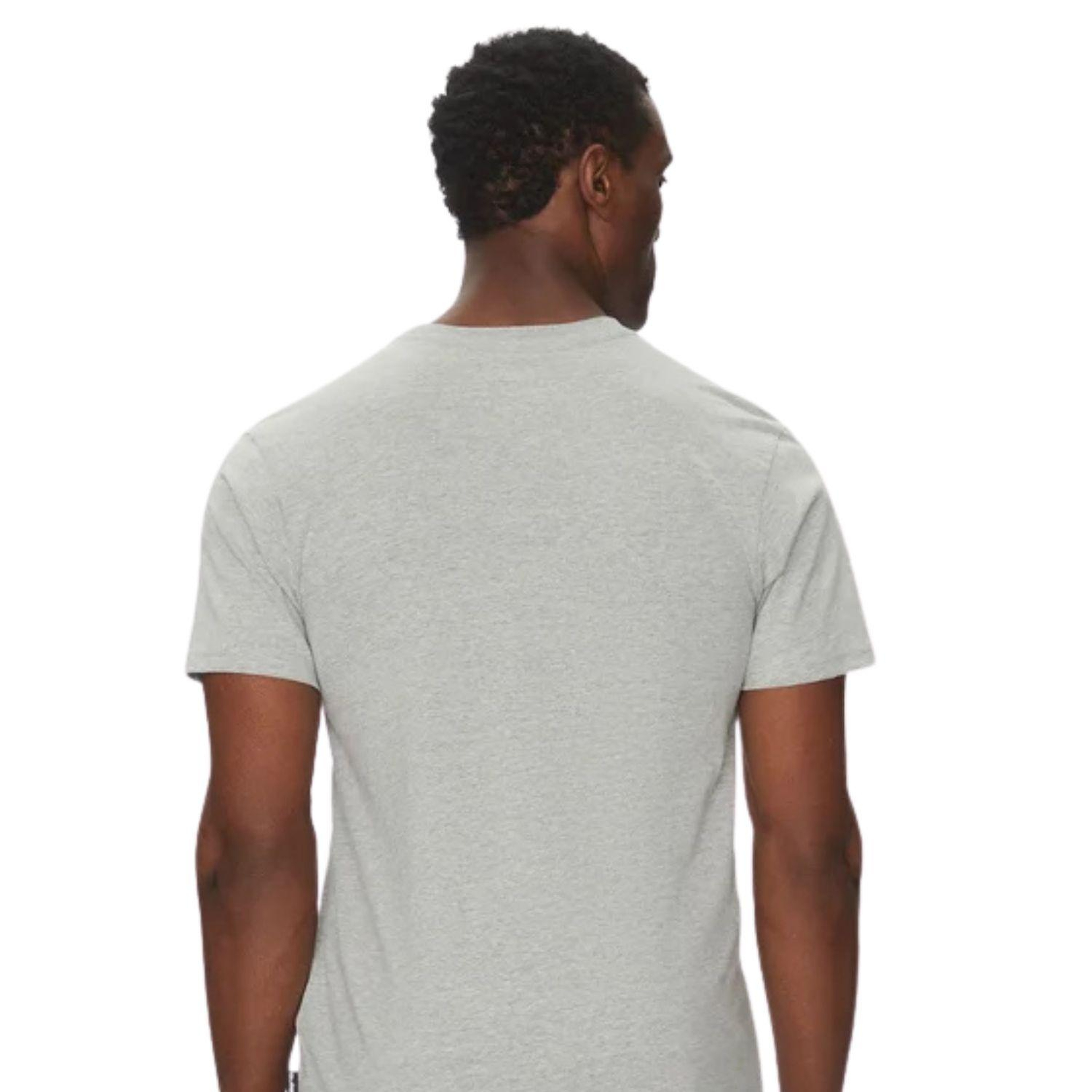 Quiksilver Basicscreenssym Erkek Gri Tişört