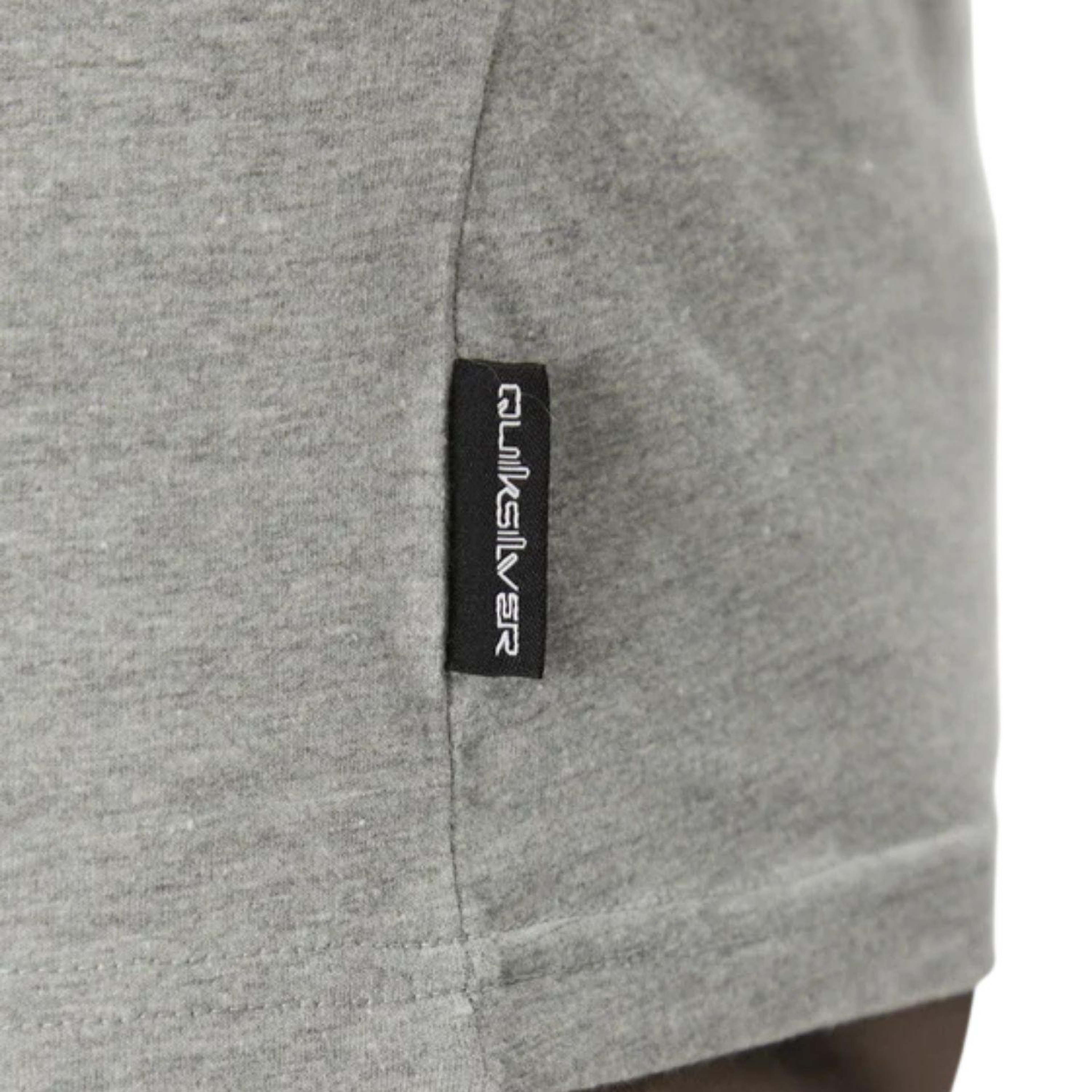 Quiksilver Basicscreenssym Erkek Gri Tişört