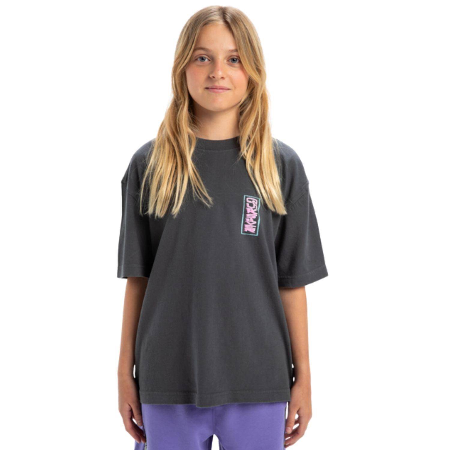 Quiksilver Gh Qs Sunrise Bowl Erkek Çocuk Gri Tişört