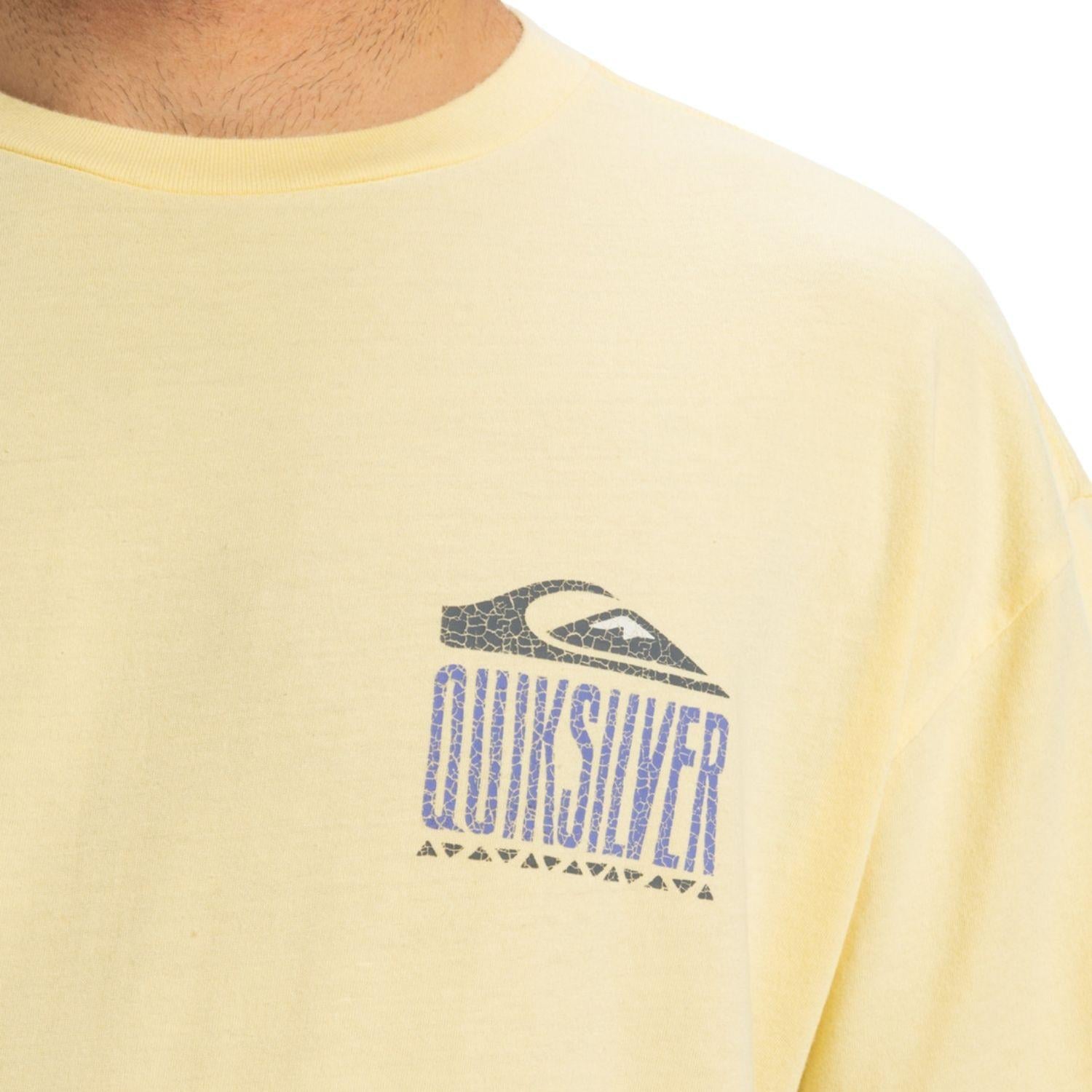 Quiksilver Gh Qs World Force Erkek Sarı Tişört