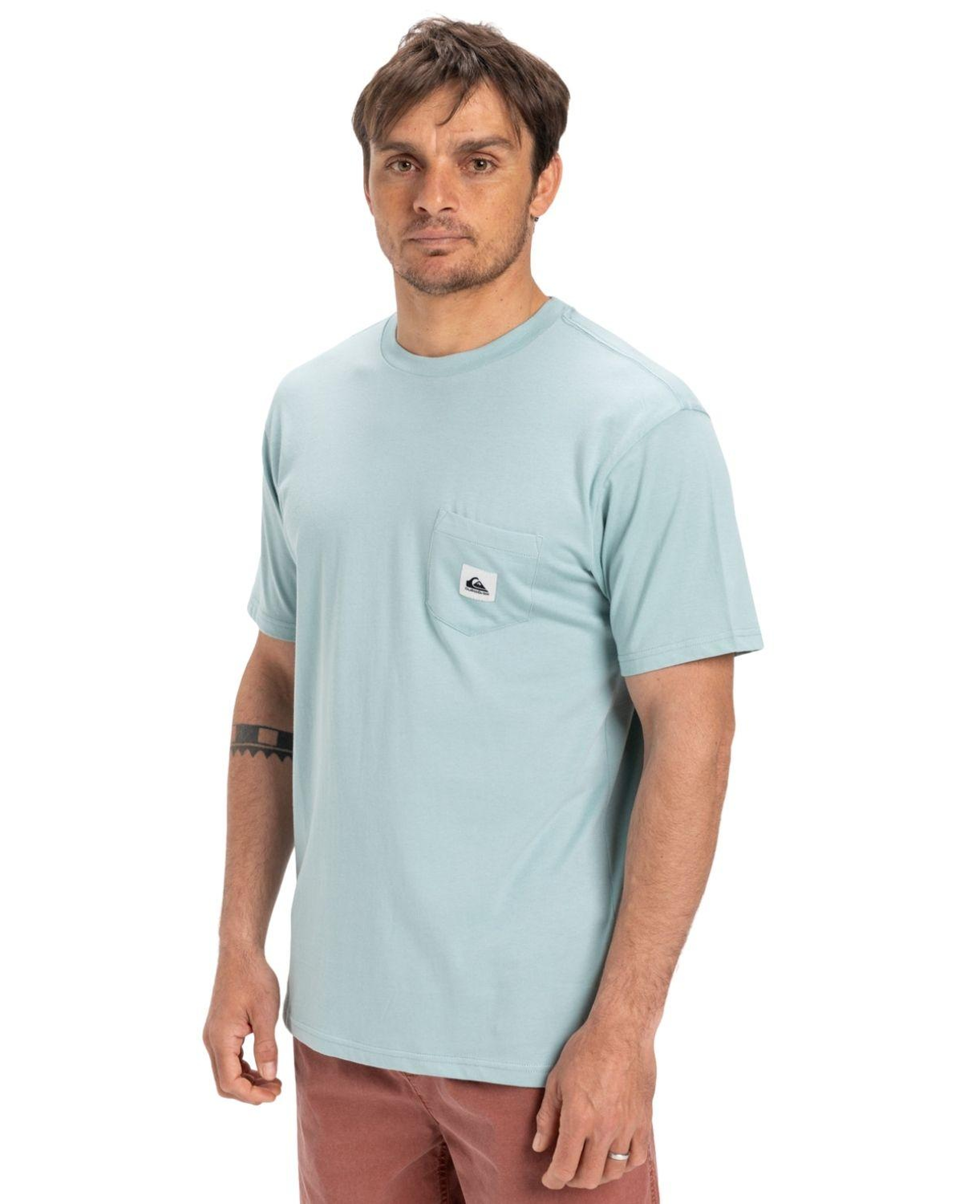Quiksilver Salt Water Pocket Erkek Mavi Tişört